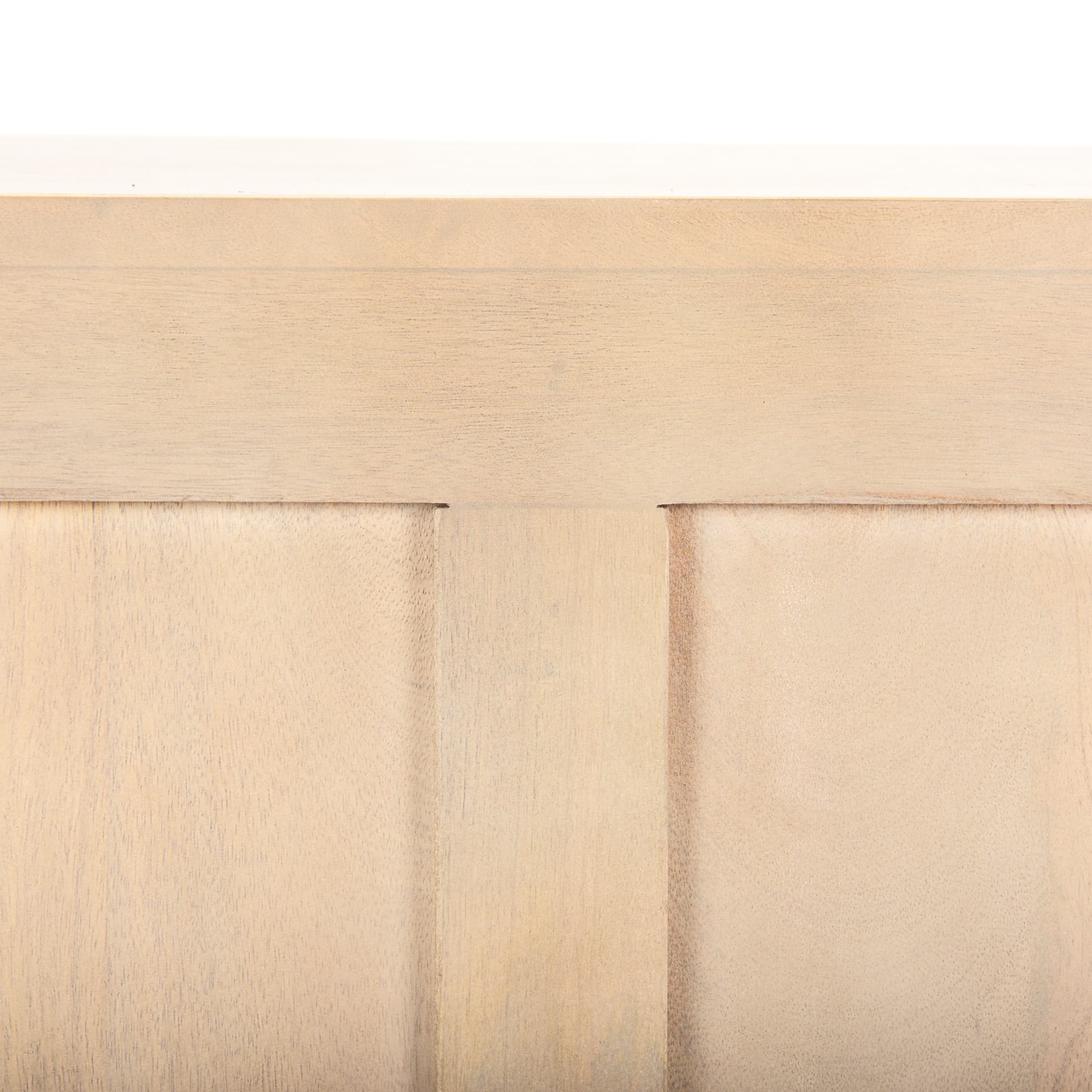 Tucker Light Brown Wood w/ Carved Arch Pattern 4 Door Sideboard — product photograph