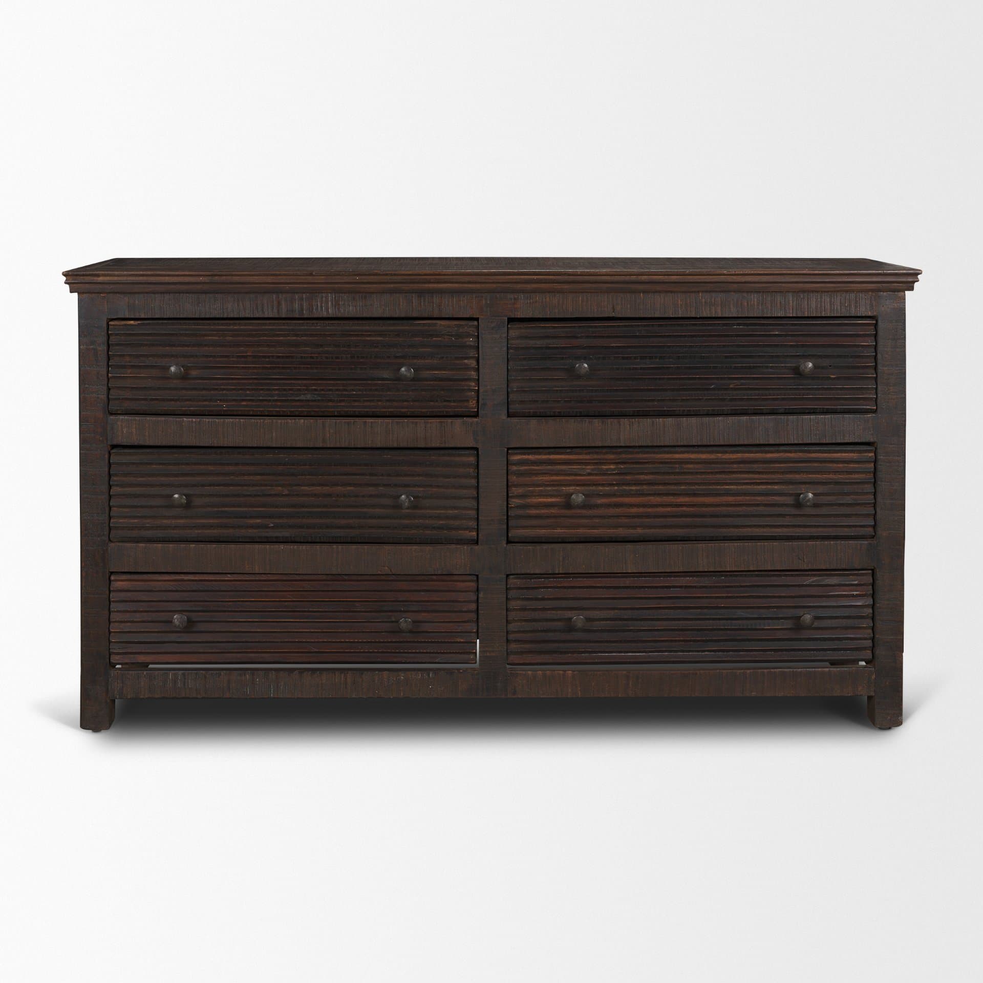 Rhett Reclaimed Wood 6 Drawer Cabinet — product photograph