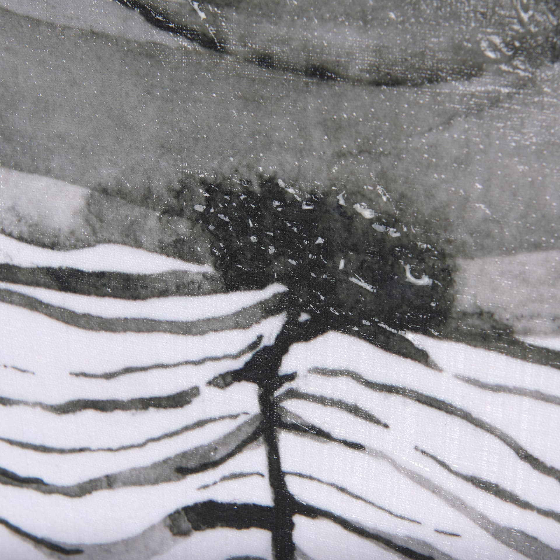 Rain of Leaf I by Mercana Studio a Hand Embellished Textured Canvas — product photograph