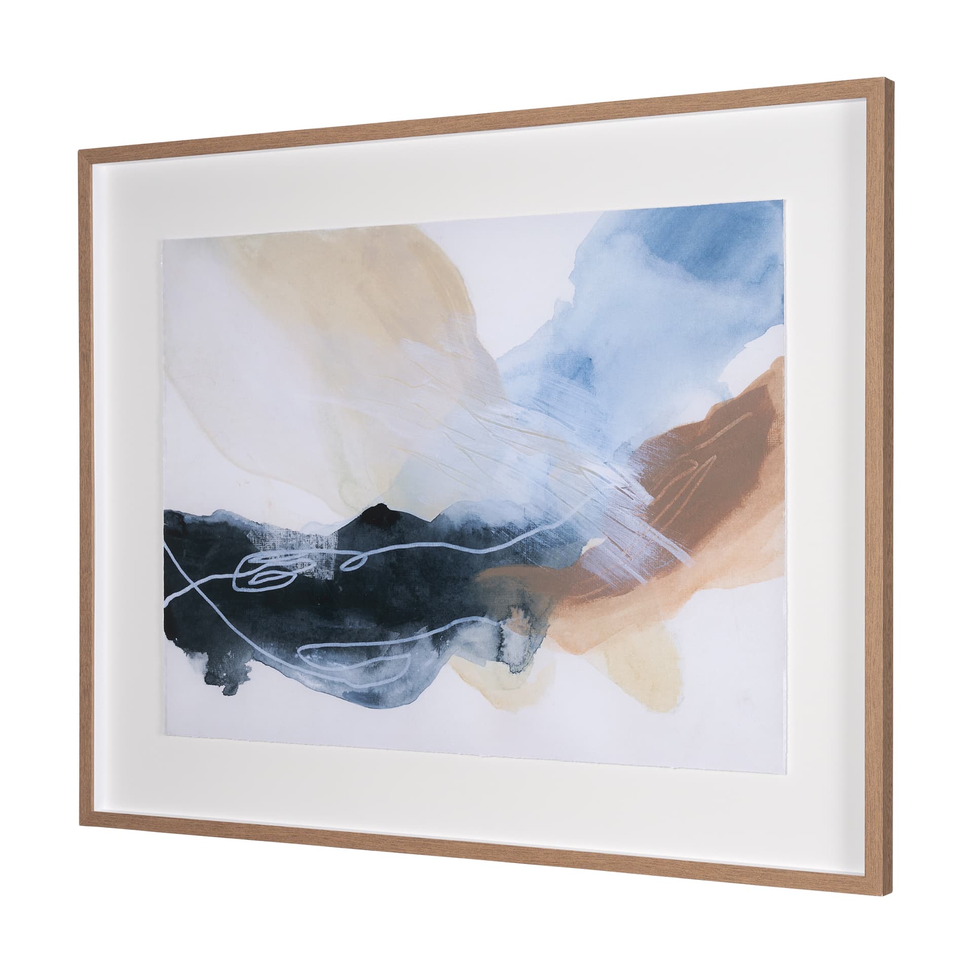 Healing by Ira Havuka a Hand Embellished Textured Framed Art Print Matted under Glass — product photograph