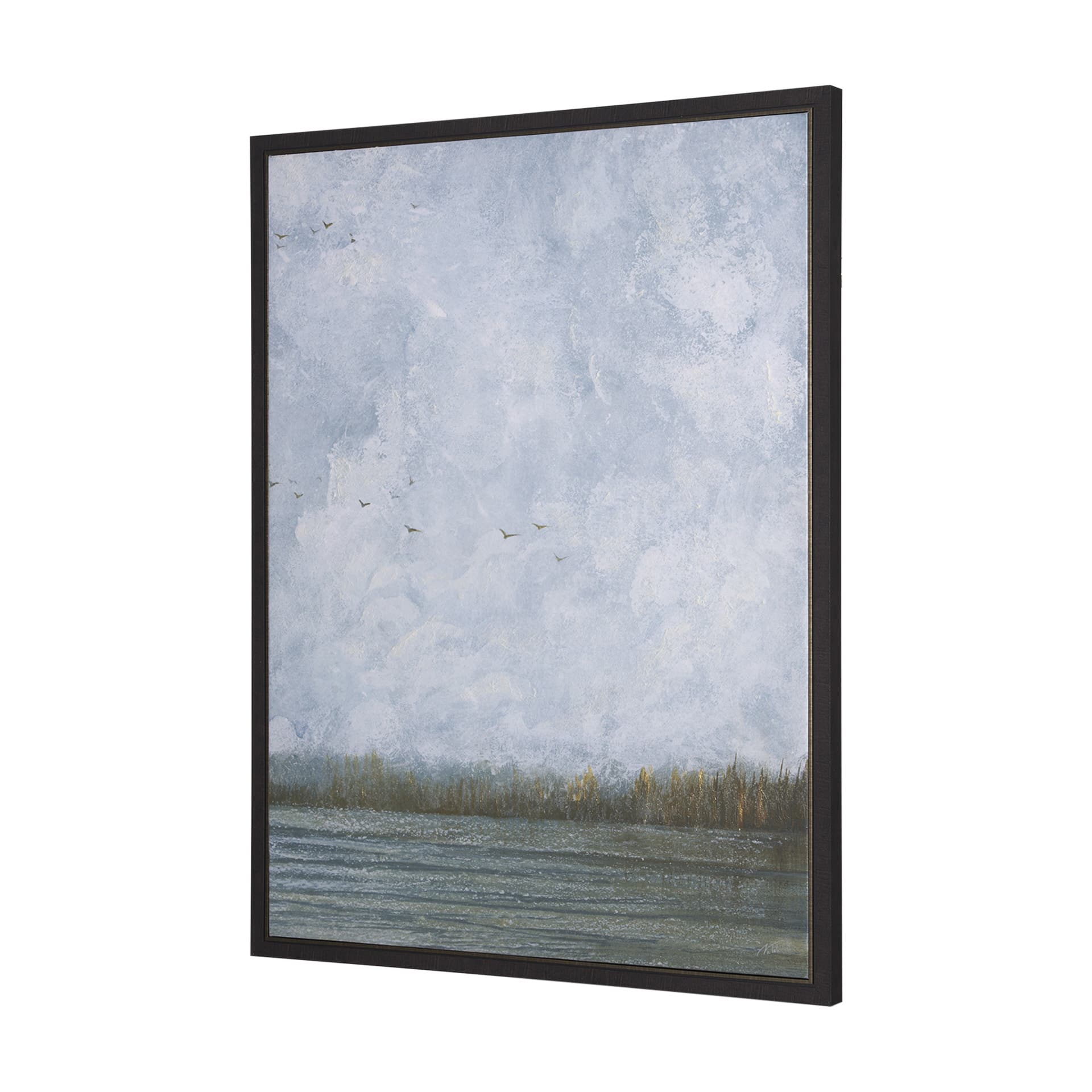 Spring is Coming II by Mercana Studio a Hand Embellished Textured Framed Canvas — product photograph