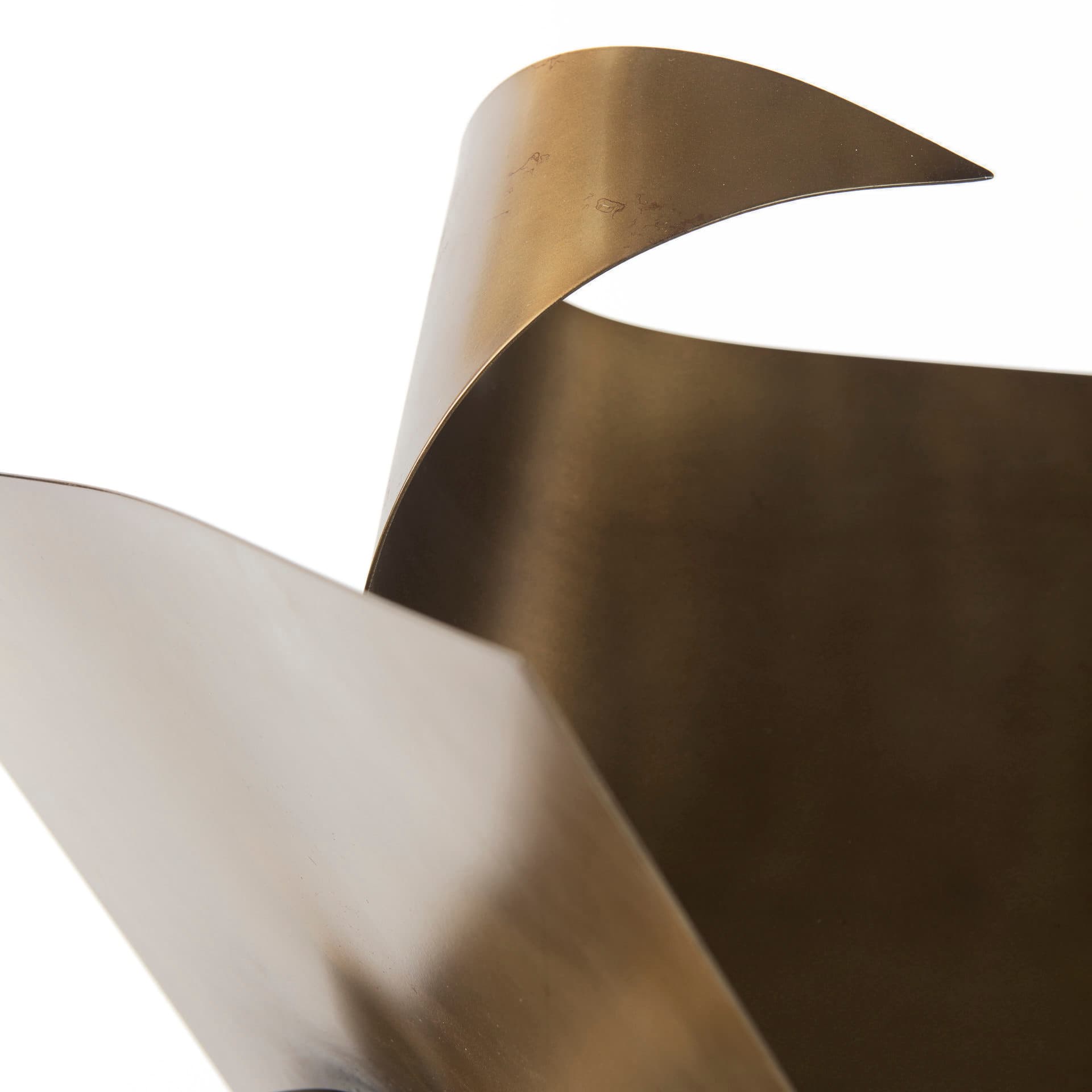 Francesca 18.1L x 18.1W x 18.1H Antique Gold Metal Sculptural Decorative Object — product photograph