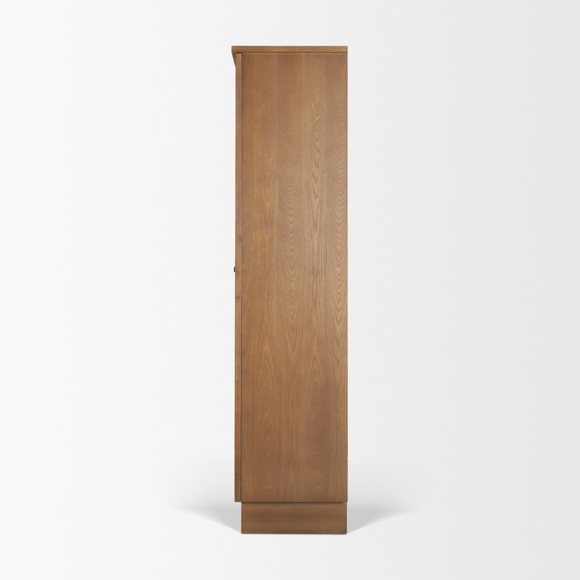 Winsford Two-Tone Oak Display Cabinet w/ Glass Doors — product photograph