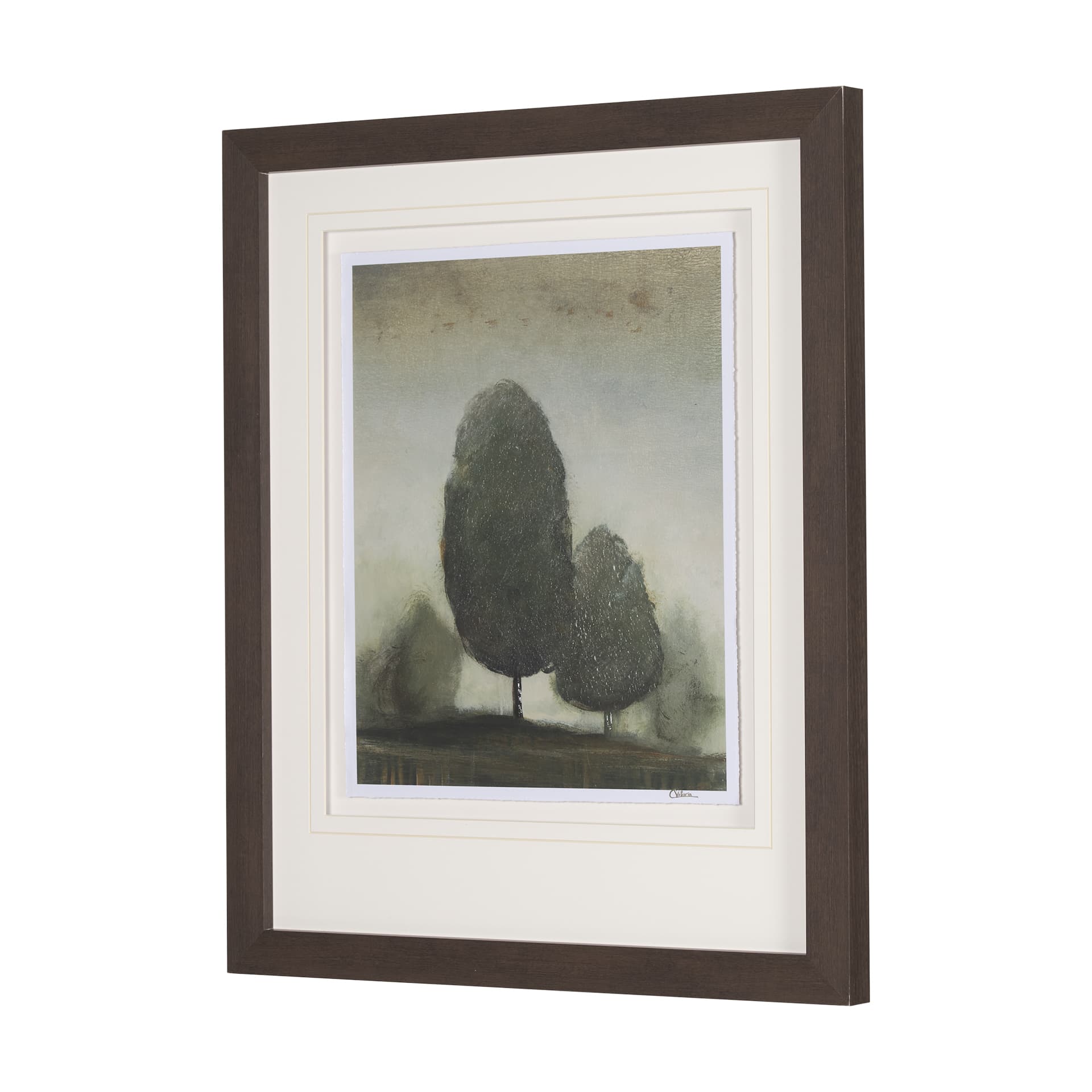 Secret Garden III by Mercana Studio a Hand Embellished Textured Framed Art Print Matted under Glass — product photograph