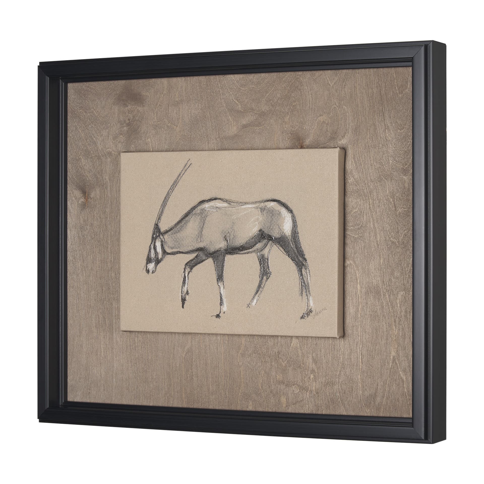 African Animal Study II by Mercana Studio a Hand Embellished Framed Art Print — product photograph