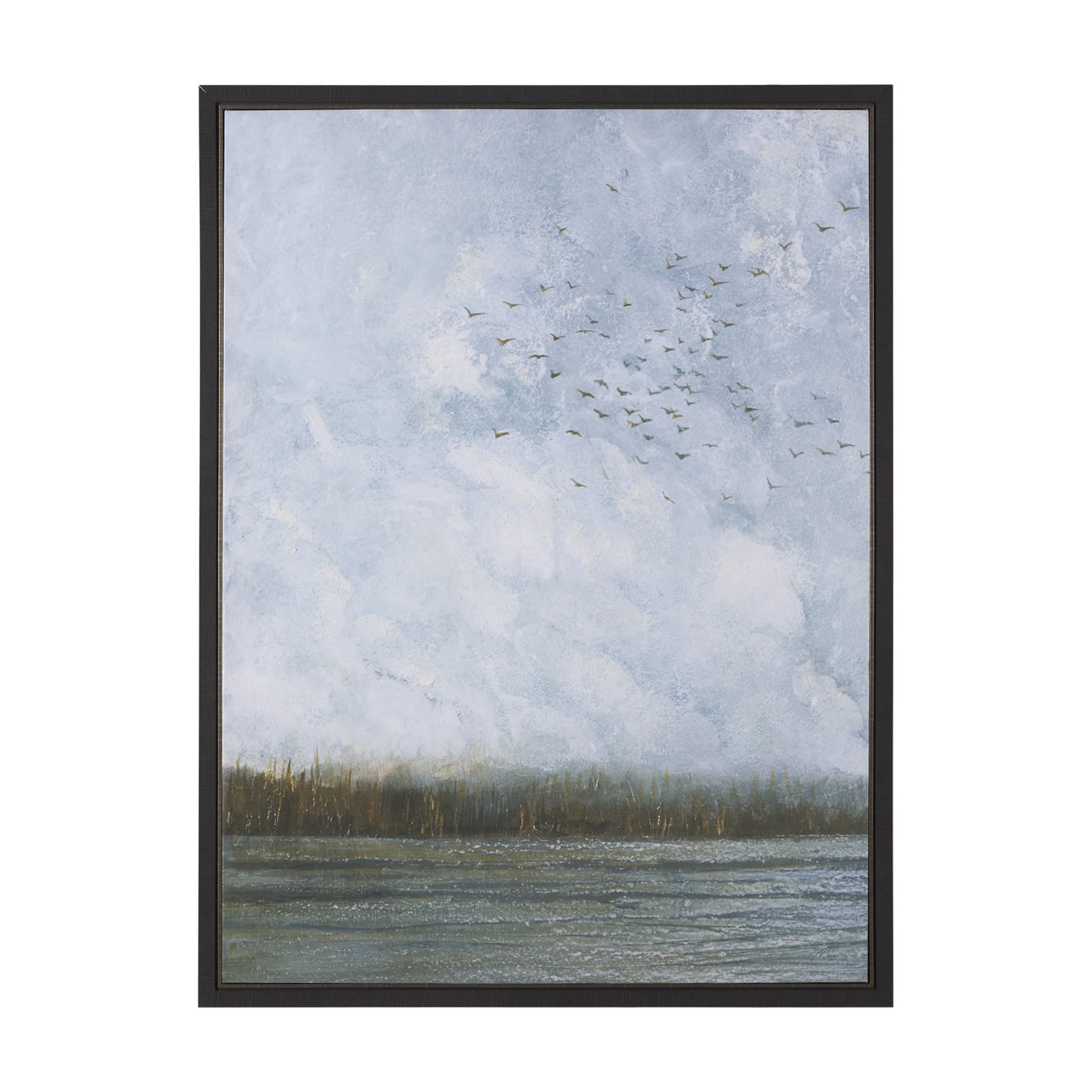 Spring is Coming I by Mercana Studio a Hand Embellished Textured Framed Canvas — product photograph