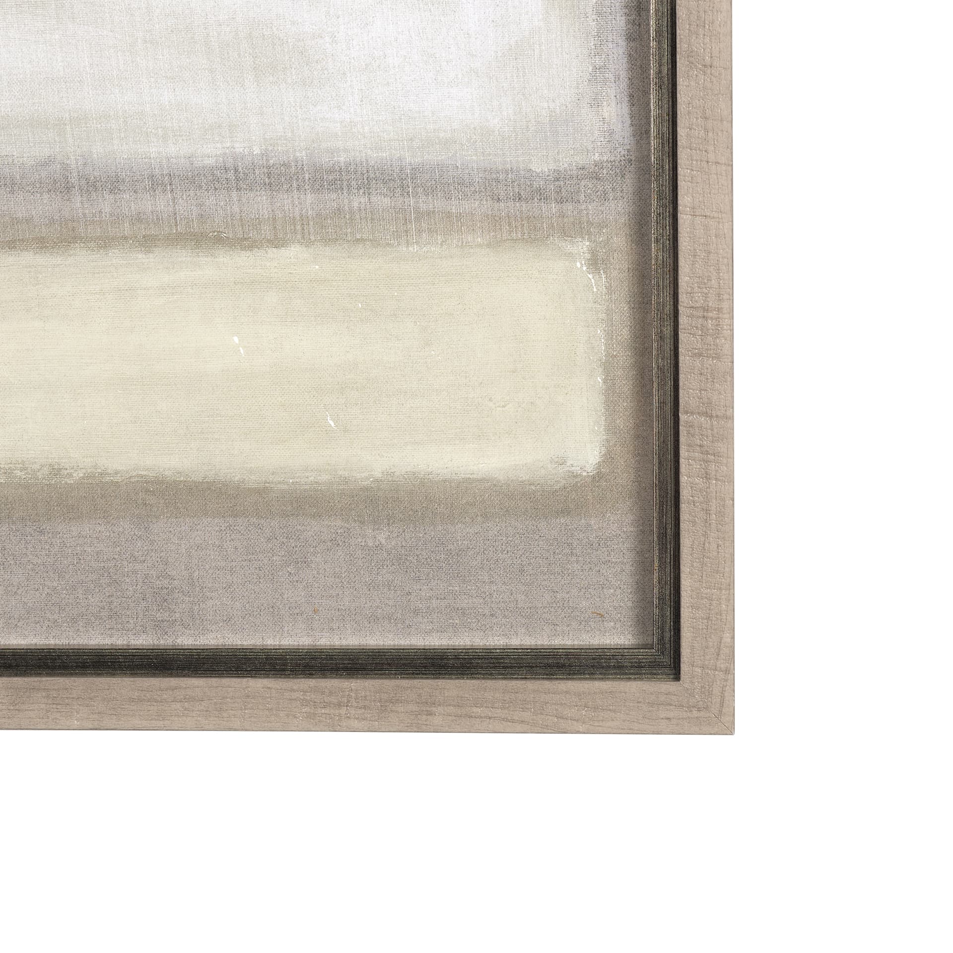 Buff by Mercana Studio a Hand Embellished Textured Framed Art Photograph Matted under Glass — product photograph