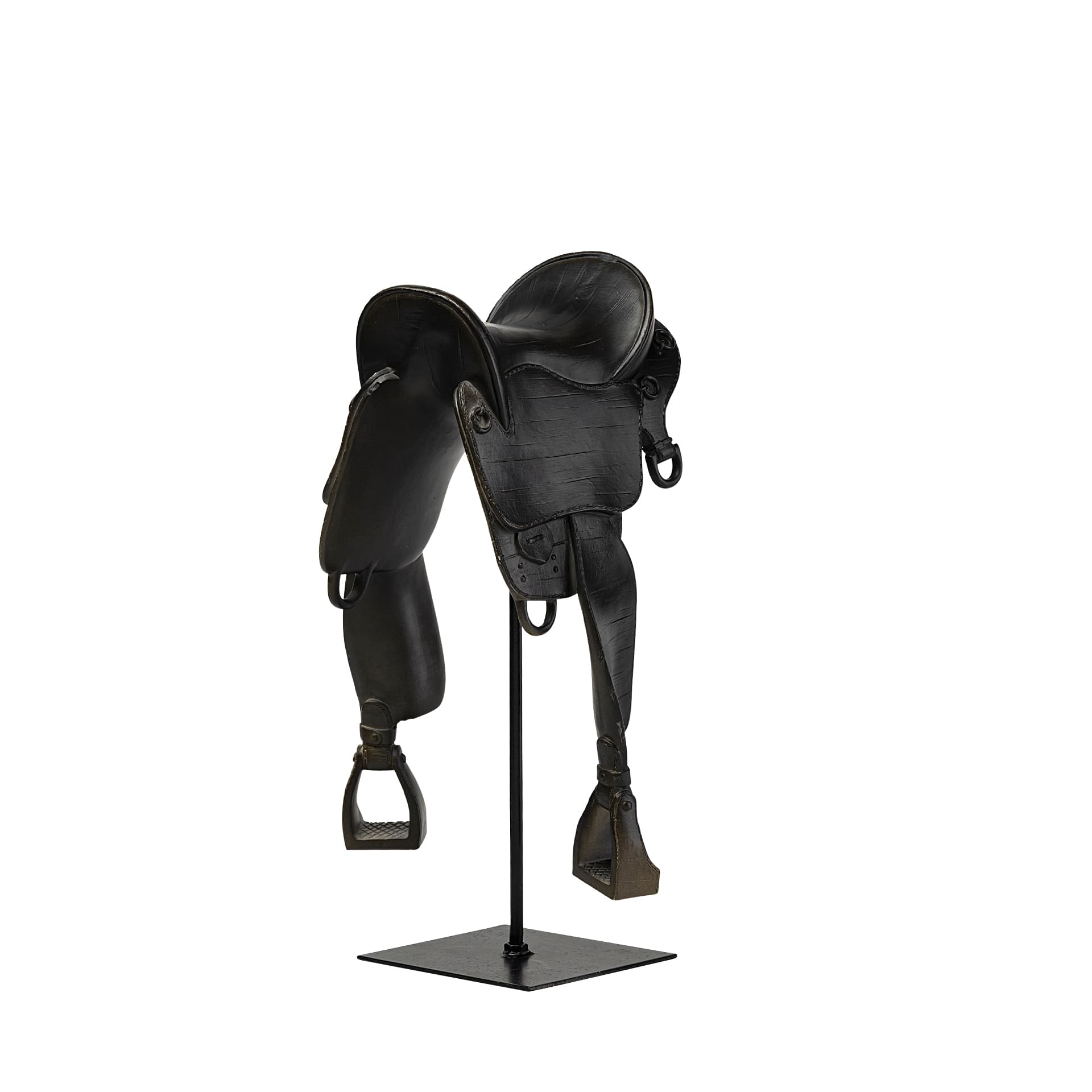 Colt III 8L x 9W Black Equestrian-Inspired English Horse Saddle — product photograph
