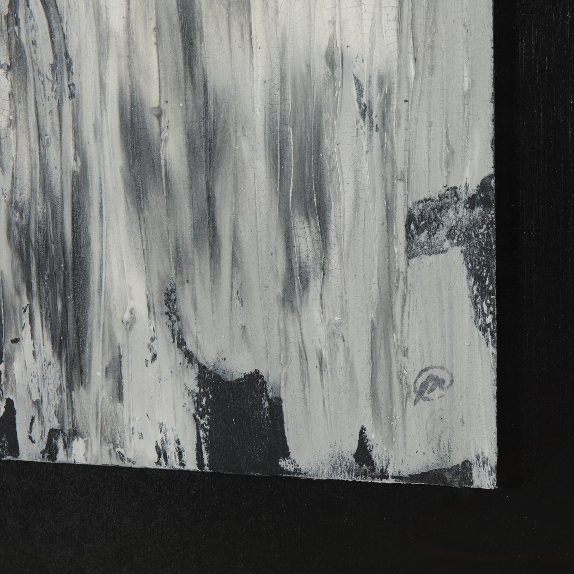 Mountain Shades II by Mercana Studio a Hand Embellished Textured Framed Art Print Matted under Glass — product photograph