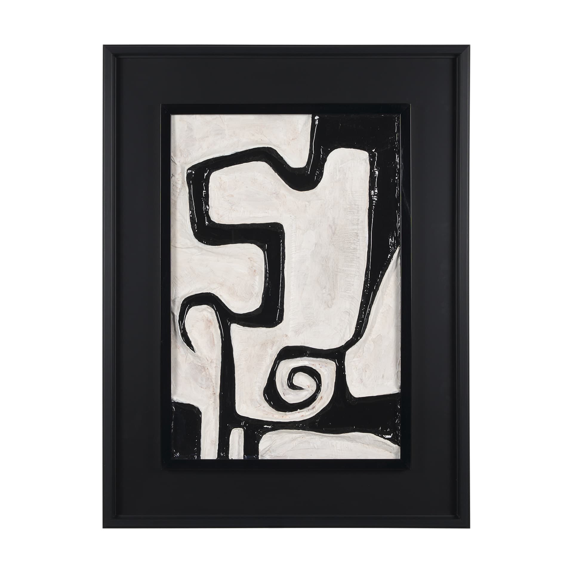 Spiraling by Studio M a handmade Original Framed Artwork under Glass — product photograph