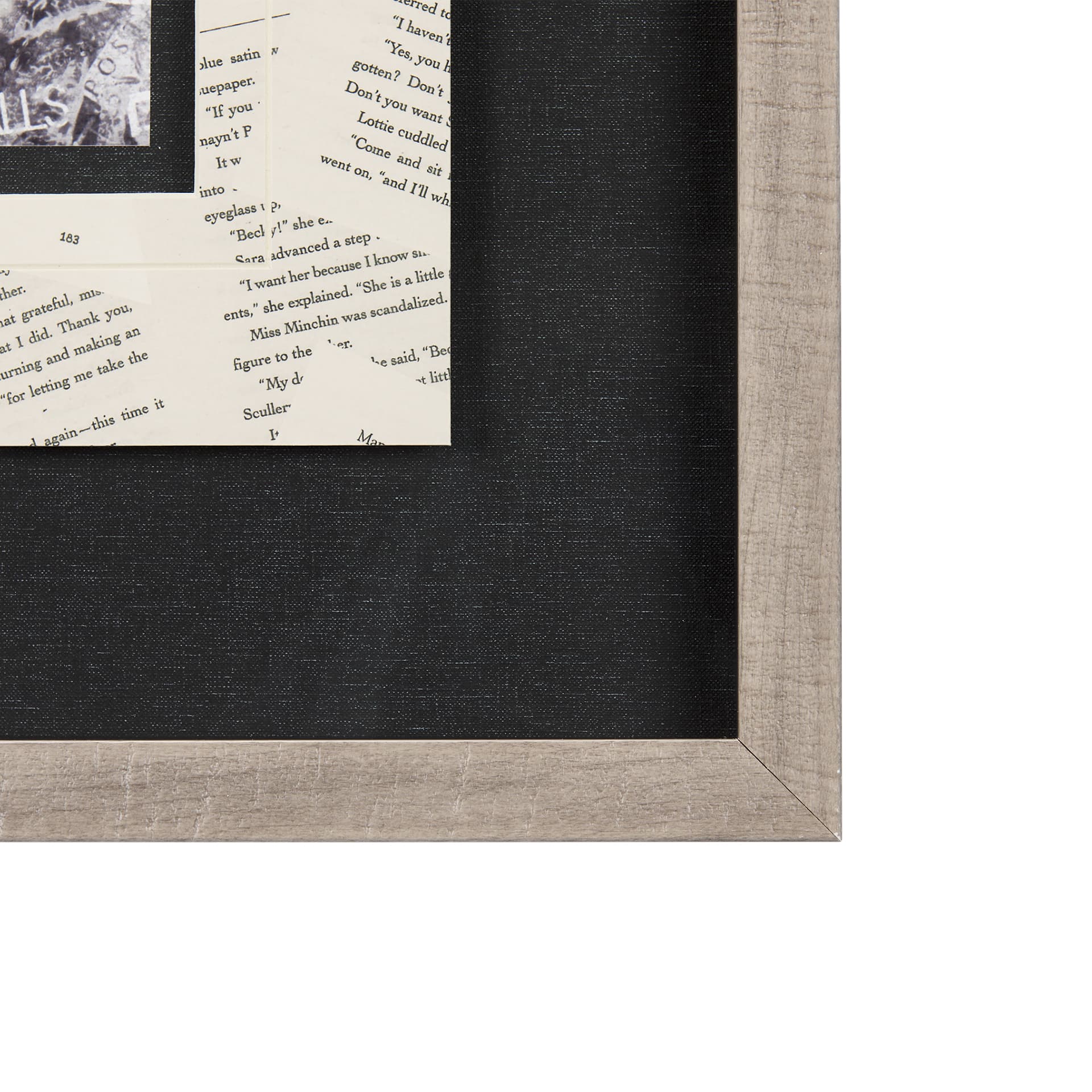 Graffiti sculpture VI by Mercana Studio Hand Embellished Textured Framed Art Print Matted under Glas — product photograph