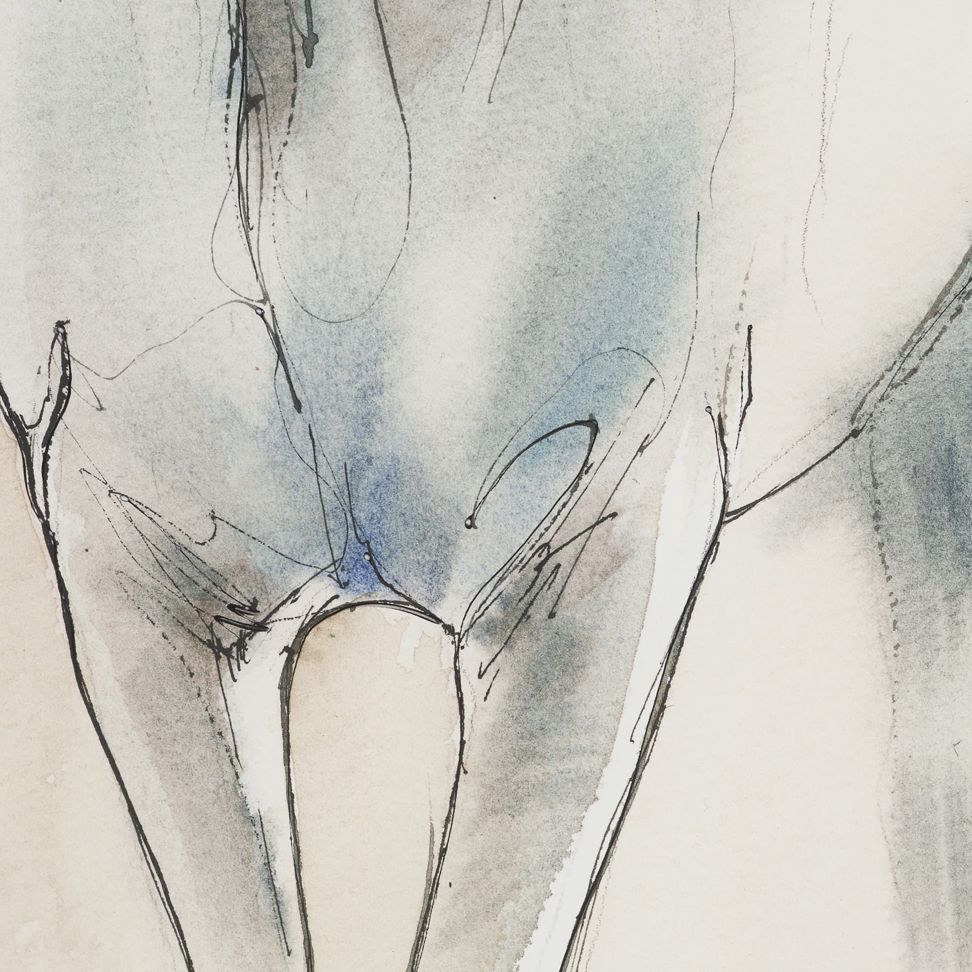 Elegant Beauties II by Mercana Studio Hand-Embellished Framed Artwork Matted under Glass — product photograph