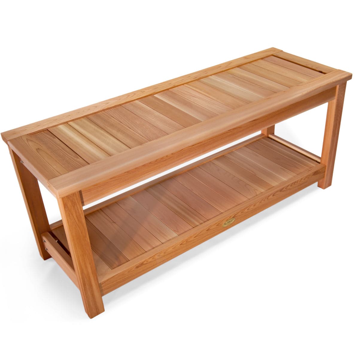 Cedar Sauna Bench — product photograph