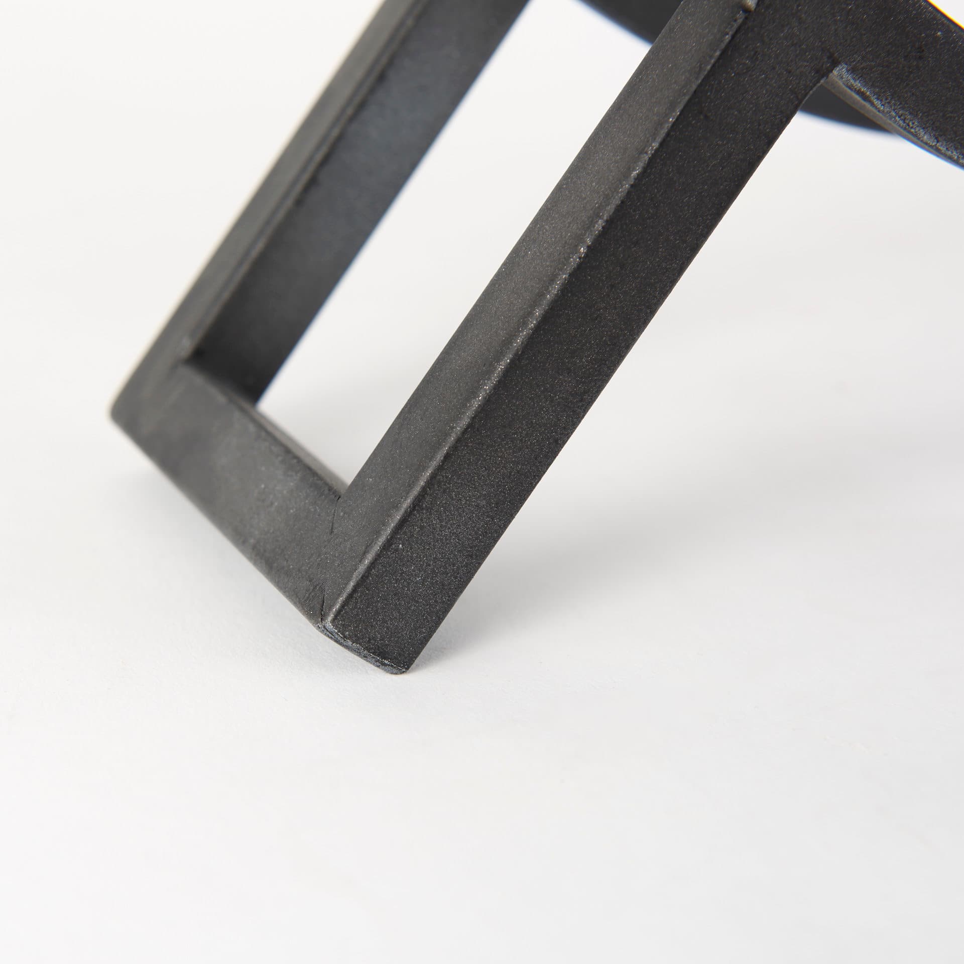 Gaston Gray Metal Circular Table Clock — product photograph