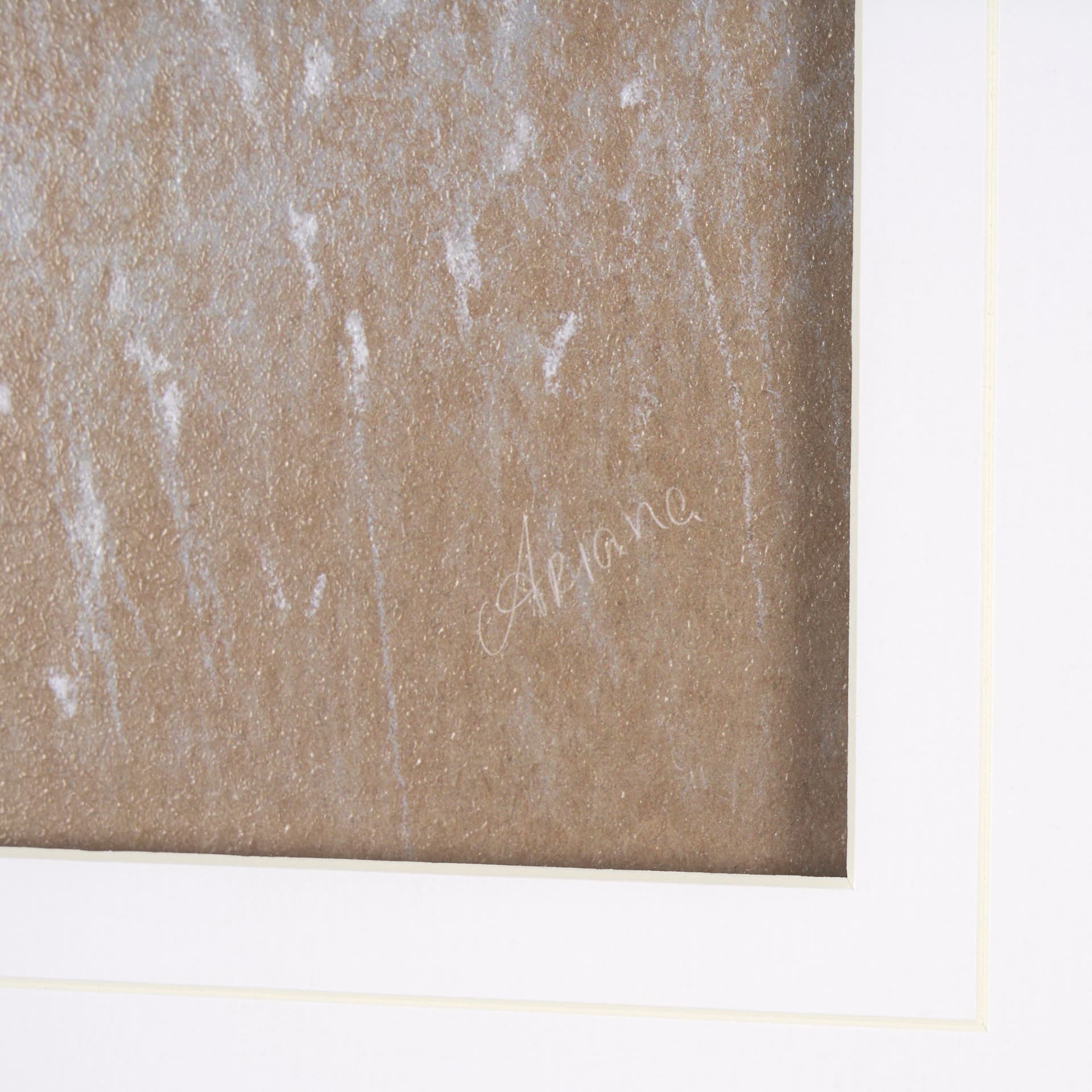 Duo II Horses by Mercana Studio a Framed Art Print Matted under Glass — product photograph