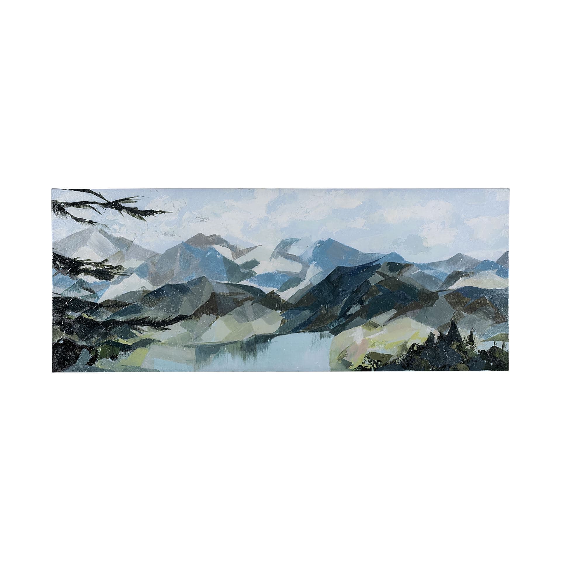Vista I by Mercana Studio a Hand Embellished Textured Canvas — product photograph