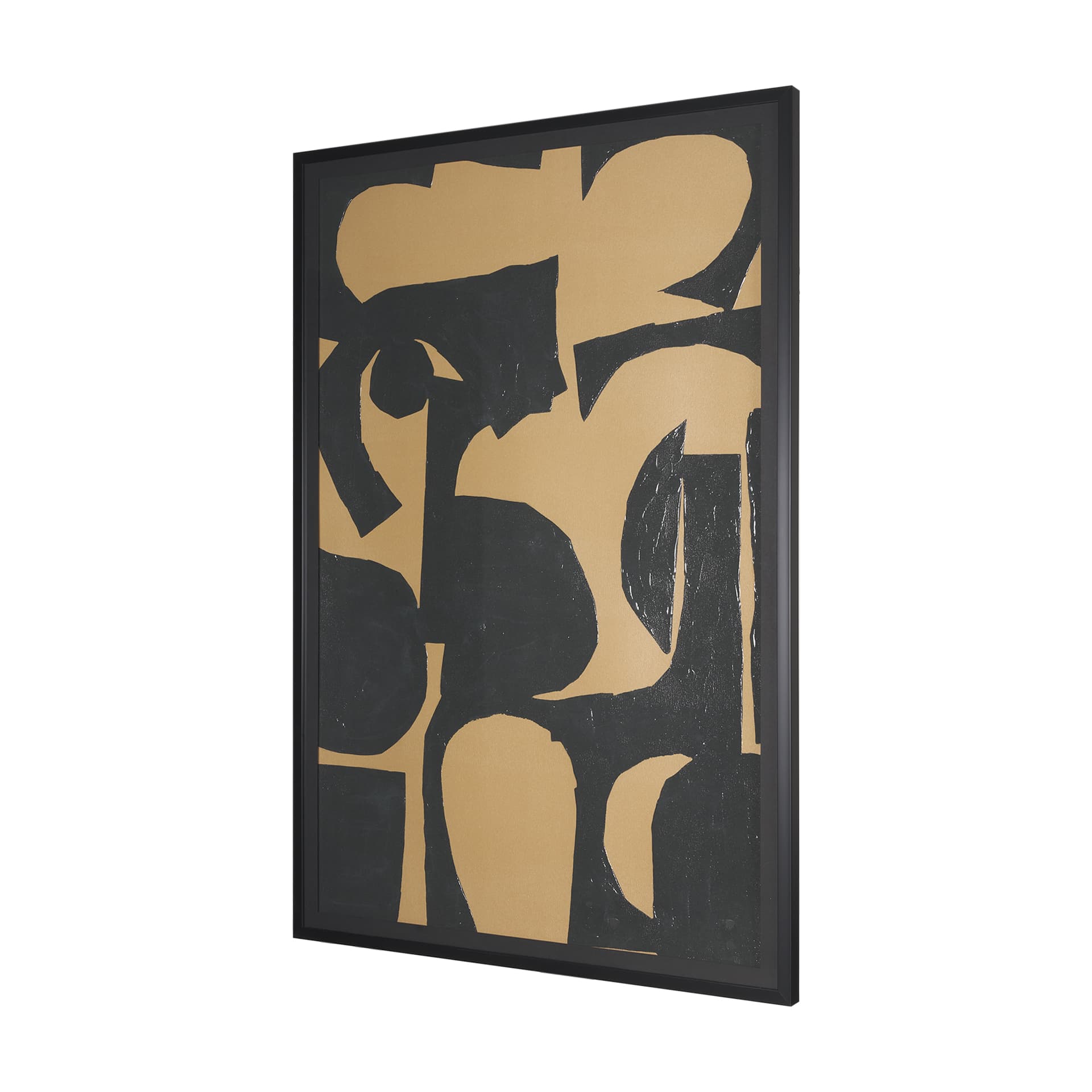 Kaldow by Mercana Studio a Hand Embellished Textured Framed Art Print Matted under Glass — product photograph