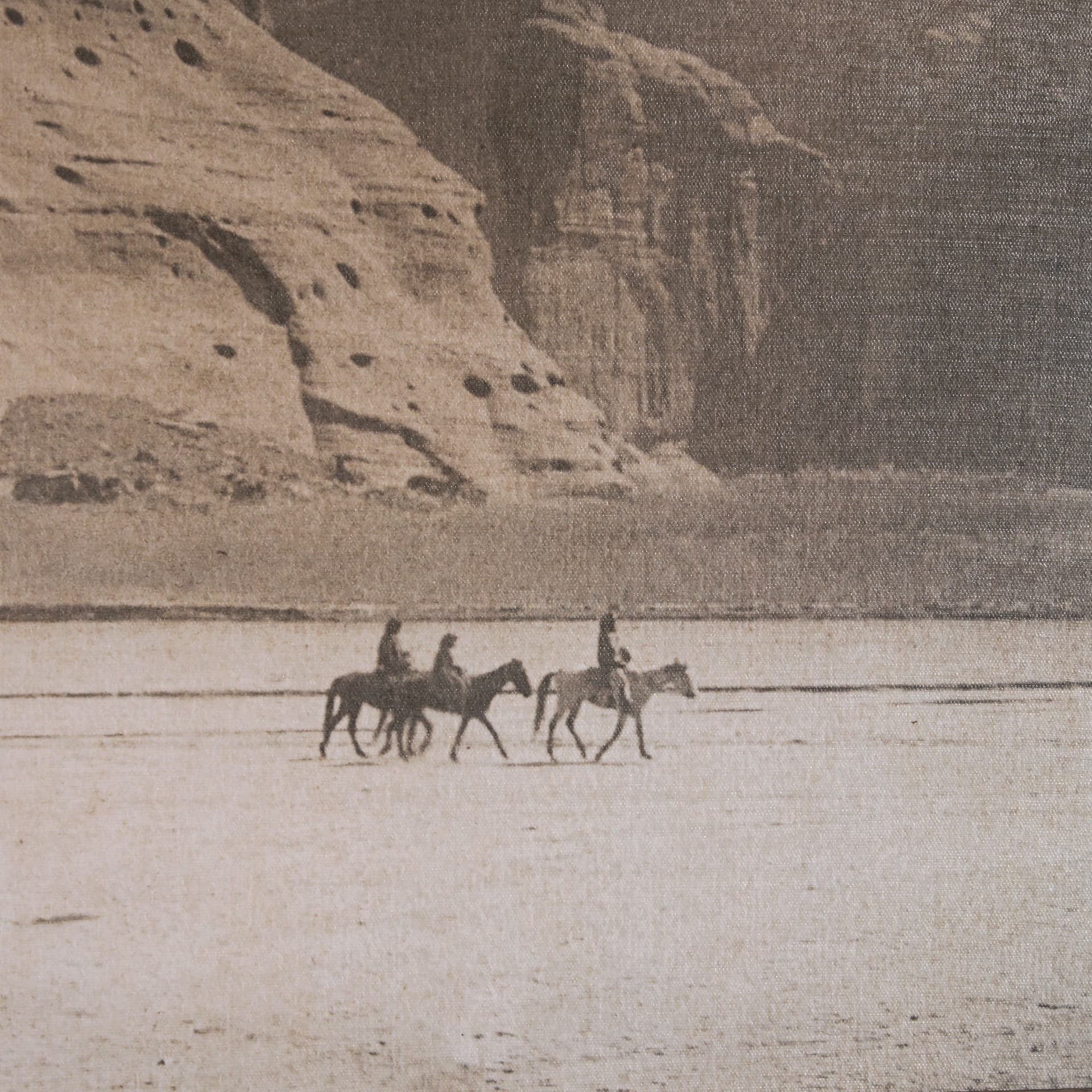 Canyon de Chelly by Edward Sheriff Curtis Hand Embelished Framed Photo Art Print Matted under Glass — product photograph