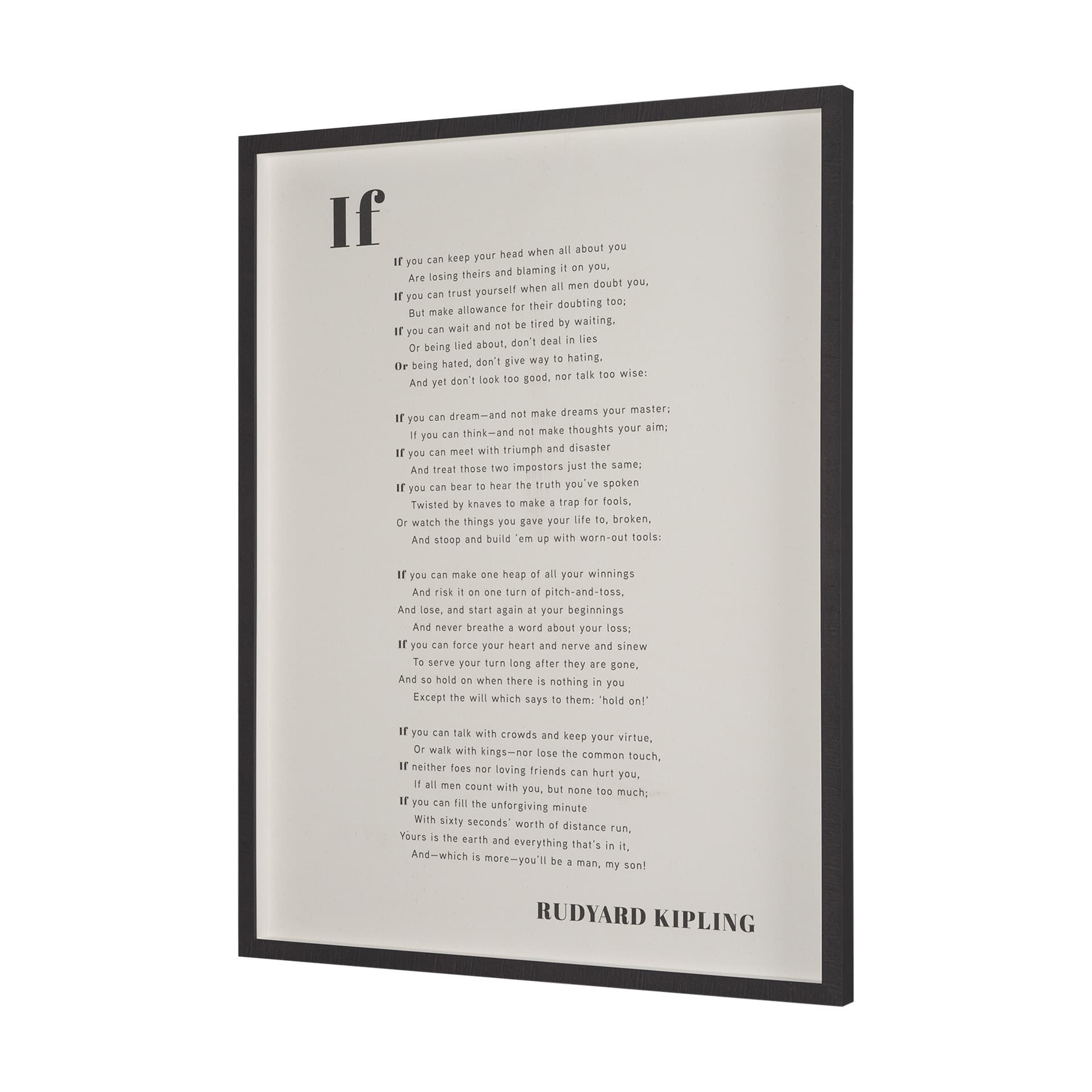 If You Can by Mercana Studio a Hand Embellished Framed Art Print Matted under Glass — product photograph
