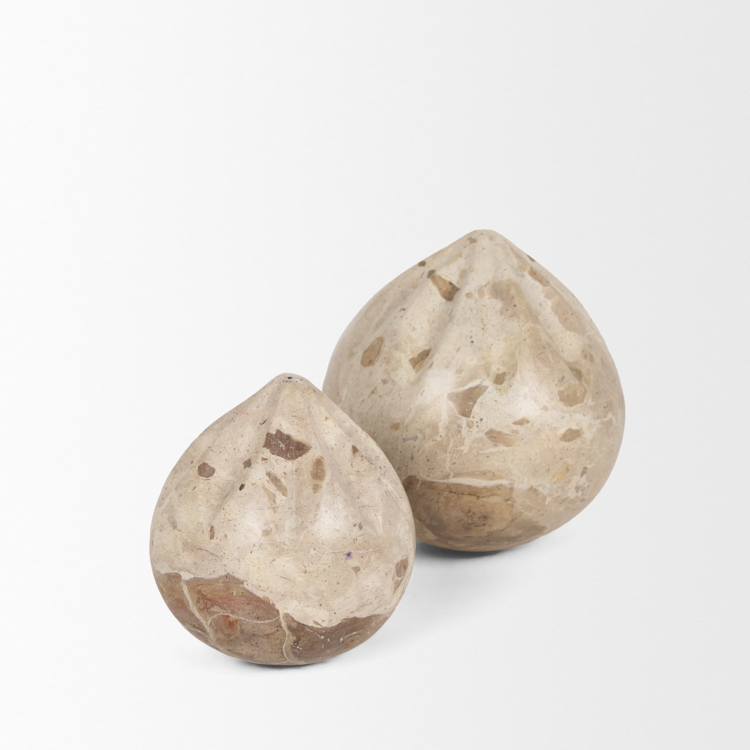 Caprie Small Beige Marble Decorative Juice Squeezer — product photograph