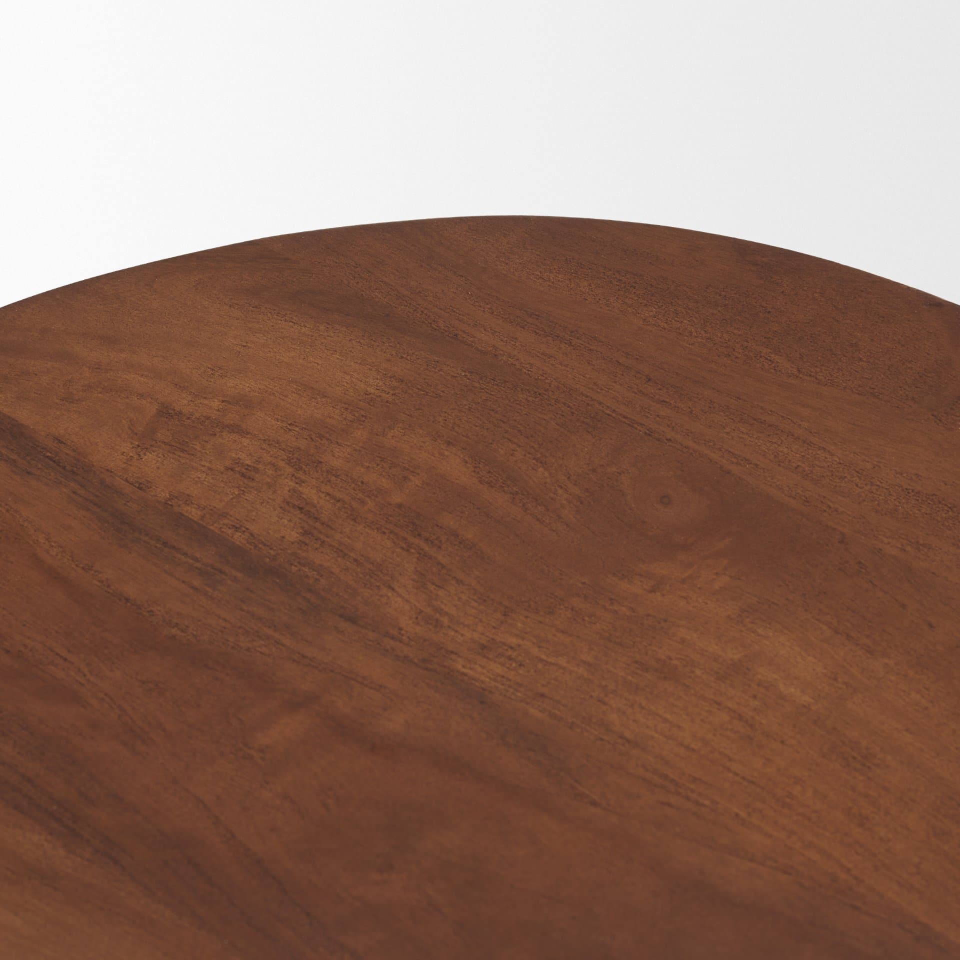 Cove Mid-Brown Sculptural Open Side Table — product photograph