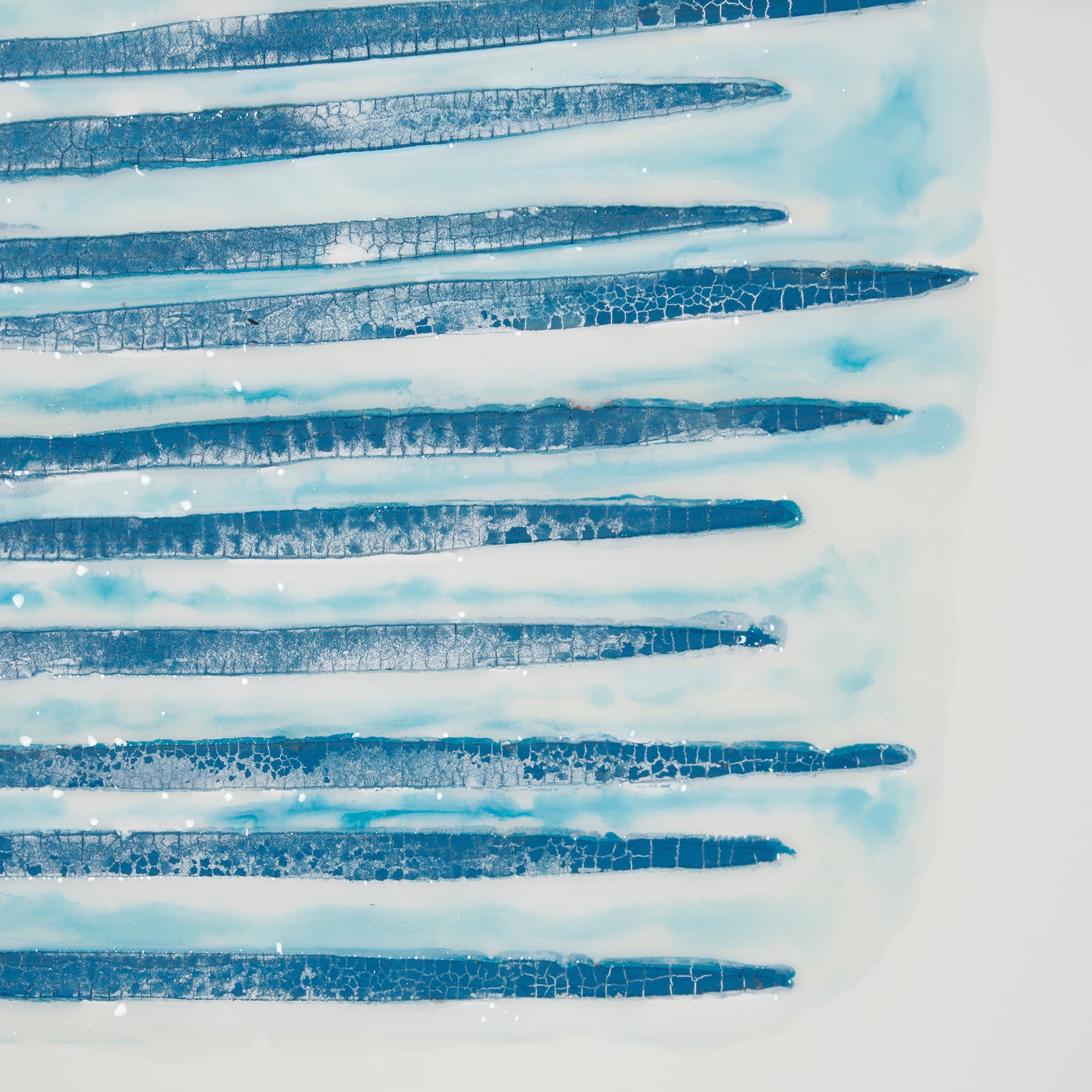 Calm River Blue II by Studio M a handmade Original Framed Artwork under Glass — product photograph