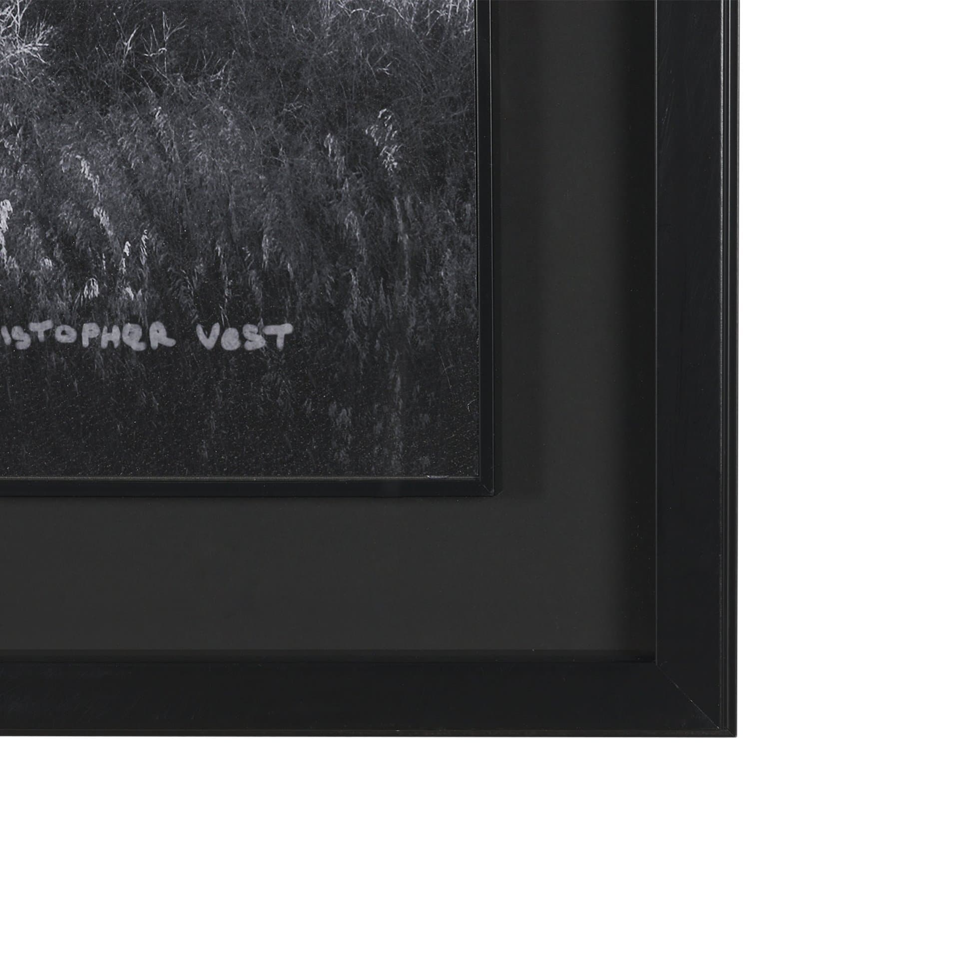 Fence Line Flight I by R. Christopher Vest Textured FramedPhoto Print Matted under Glass — product photograph