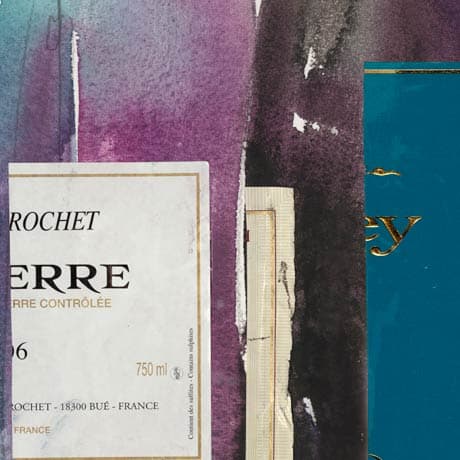 Dinner Party II by Samuel Dixon a Hand Embellished Textured Framed Art Print Matted under Glass — product photograph