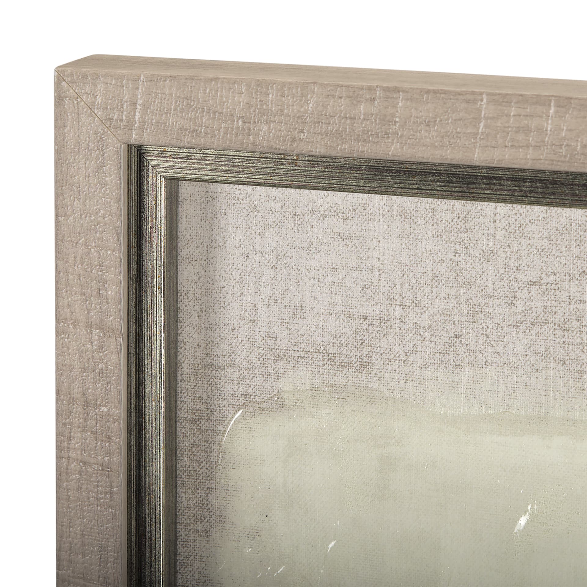 Ecru by Mercana Studio a Hand Embellished Textured Framed Art Photograph Matted under Glass — product photograph