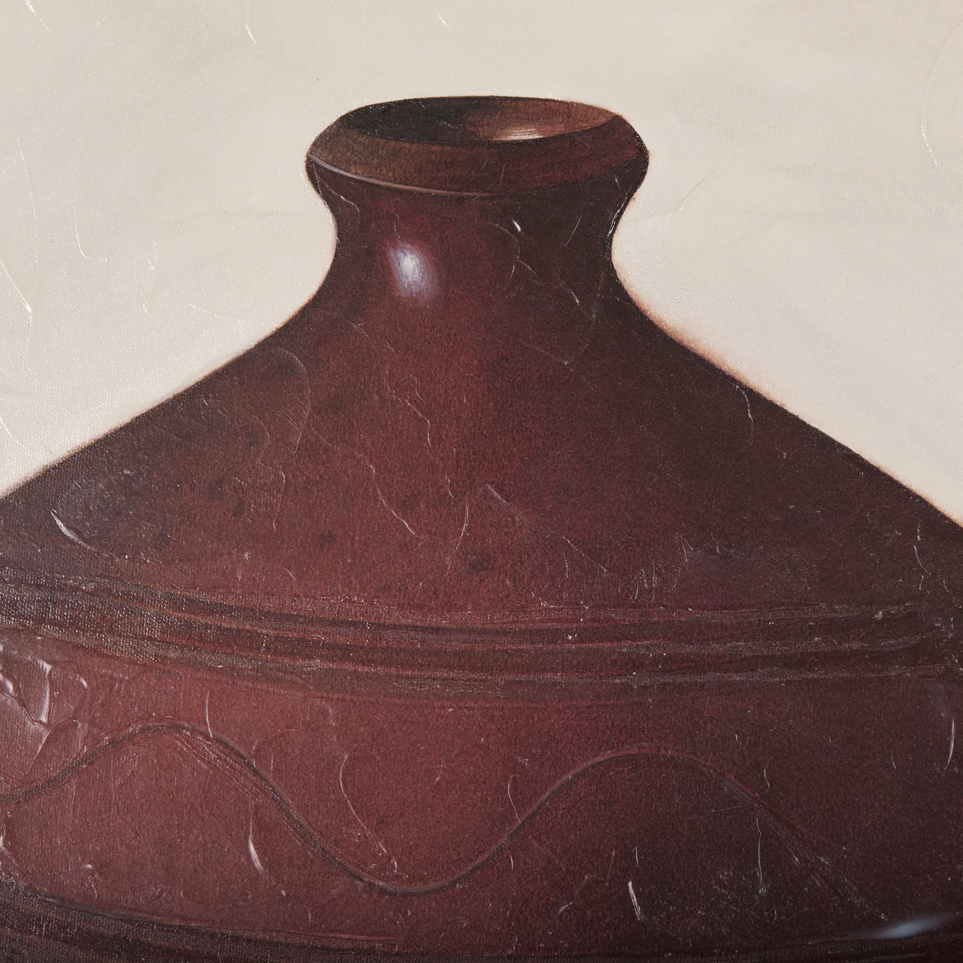 Redware Jug by Mercana Studio a Hand Embellished Textured Framed Art Photograph — product photograph