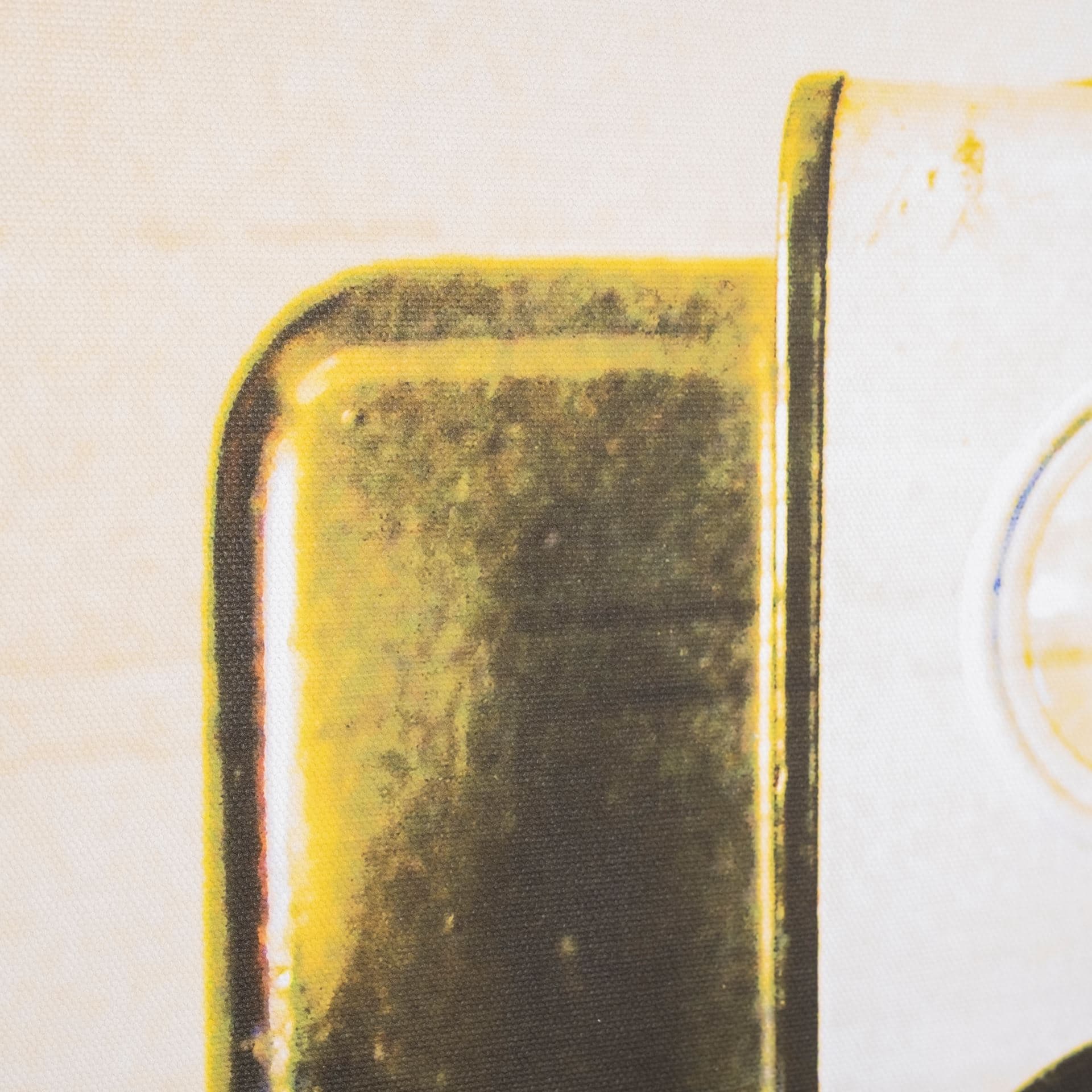 Hawkeye Vintage by Urban Octopus a Hand Embellished Textured Canvas — product photograph