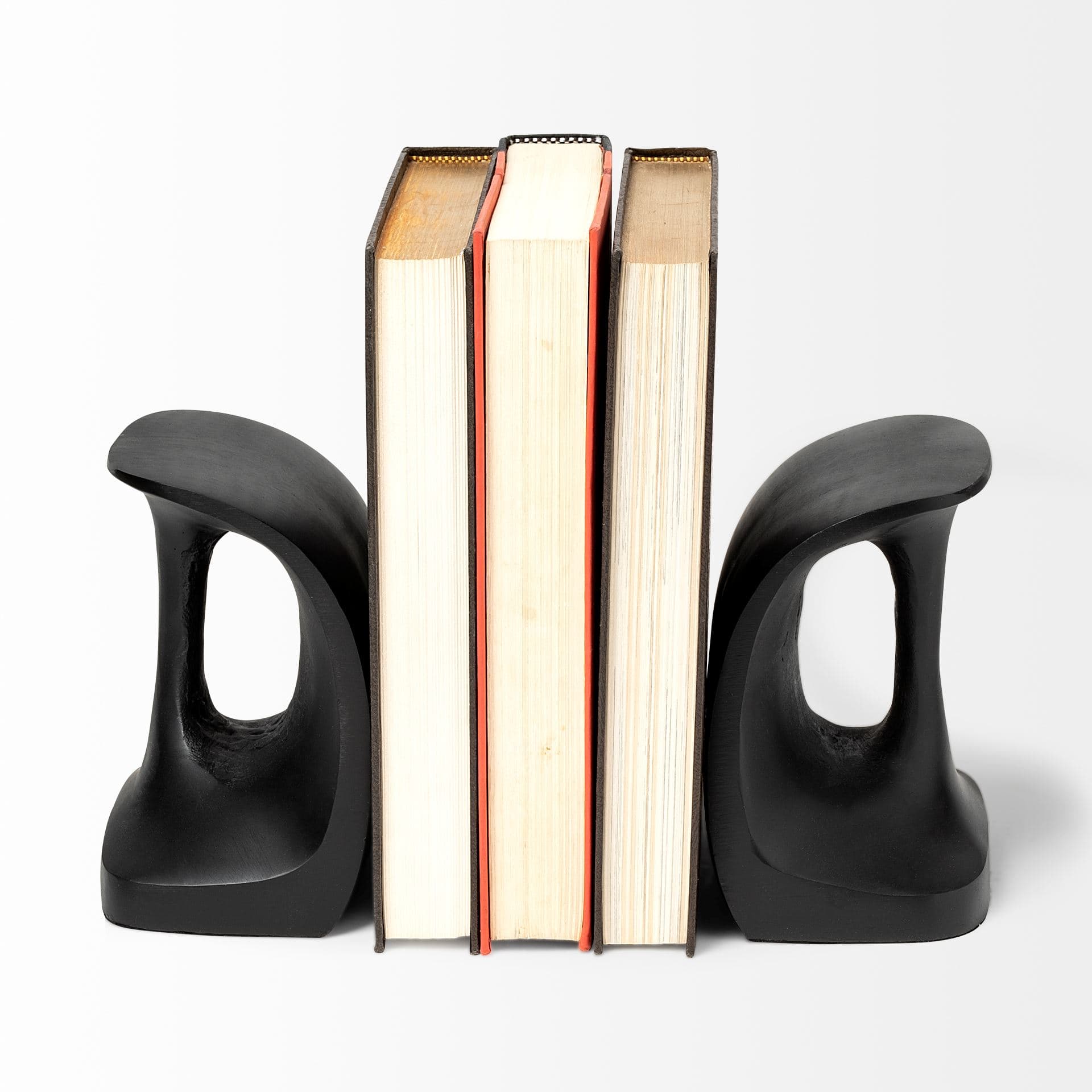 Last Cobbler's (Set of 2) 8L x 6W Black Shoemaker Tool Bookends — product photograph