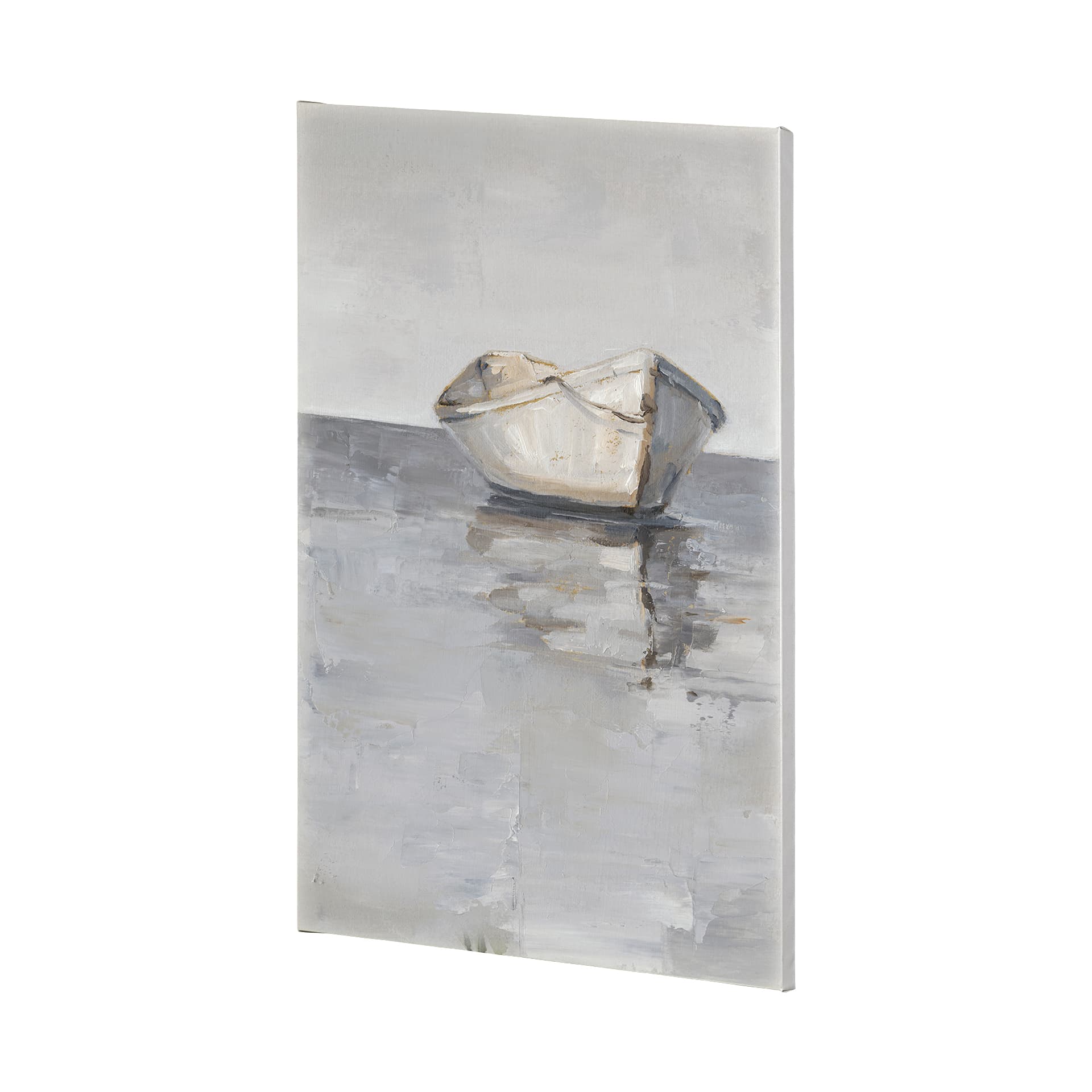 Boat on the Horizon I by Ethan Harper a Hand Embellished Textured Canvas — product photograph