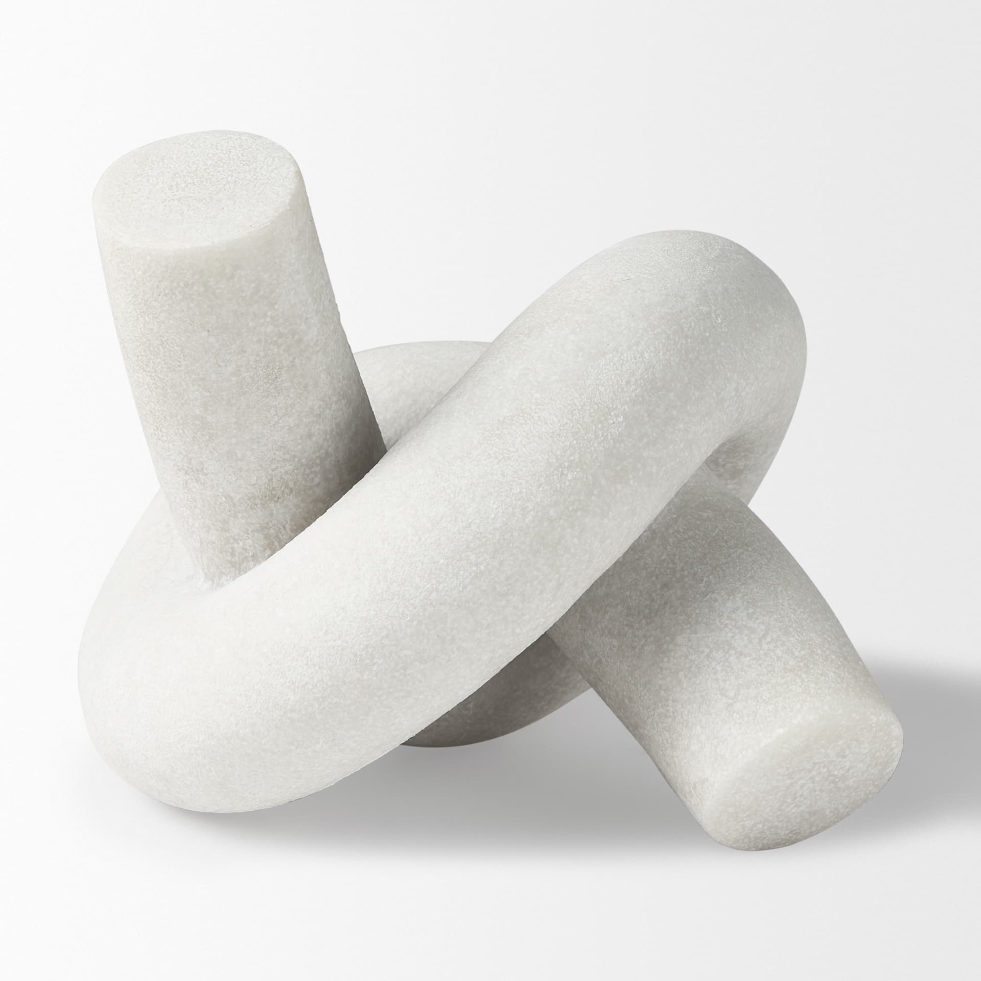 Otto Granite Resin Small Knot Sculpture Decorative Object — product photograph