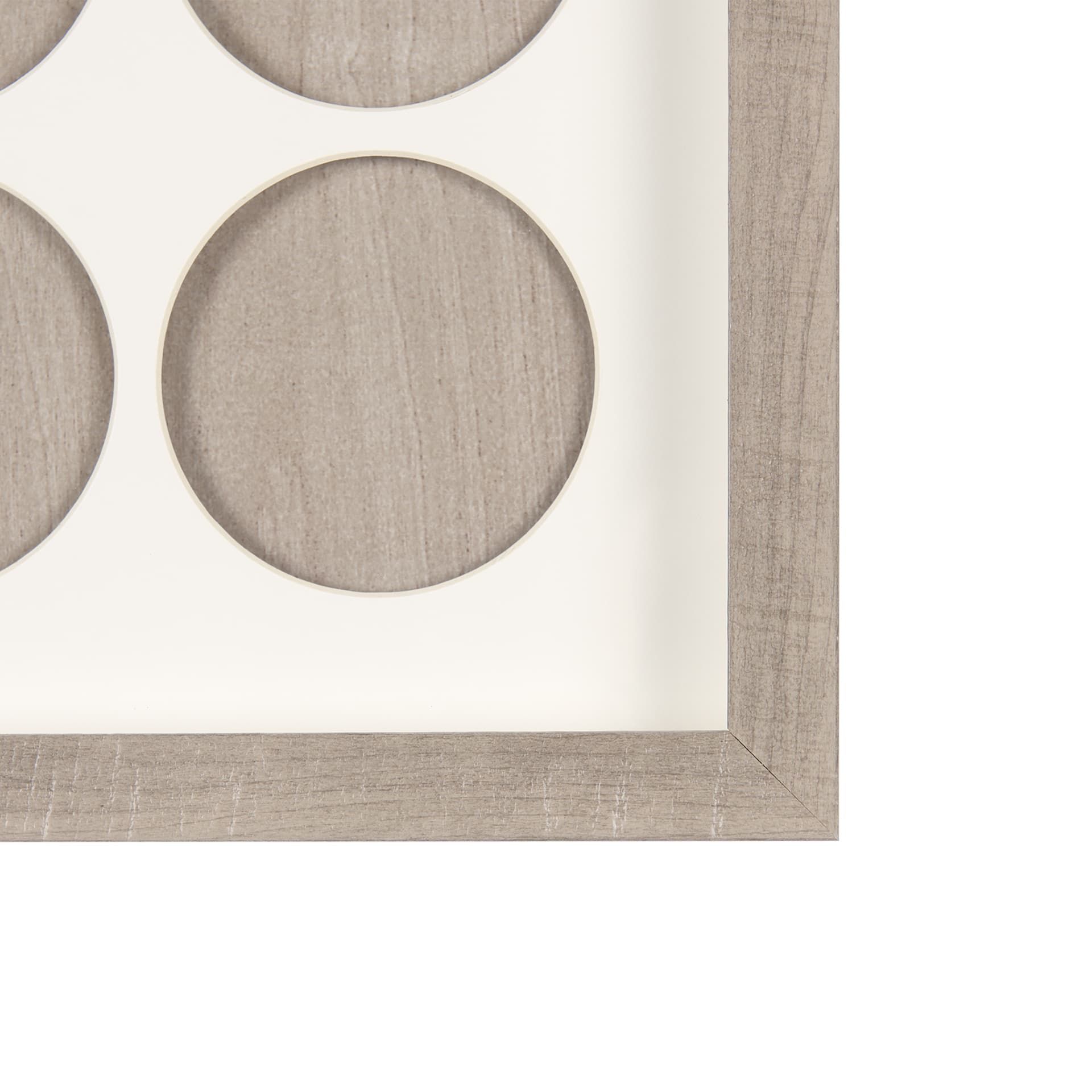 Wood Grain Silhouette II by Studio M a Framed Art Print Matted under Glass — product photograph