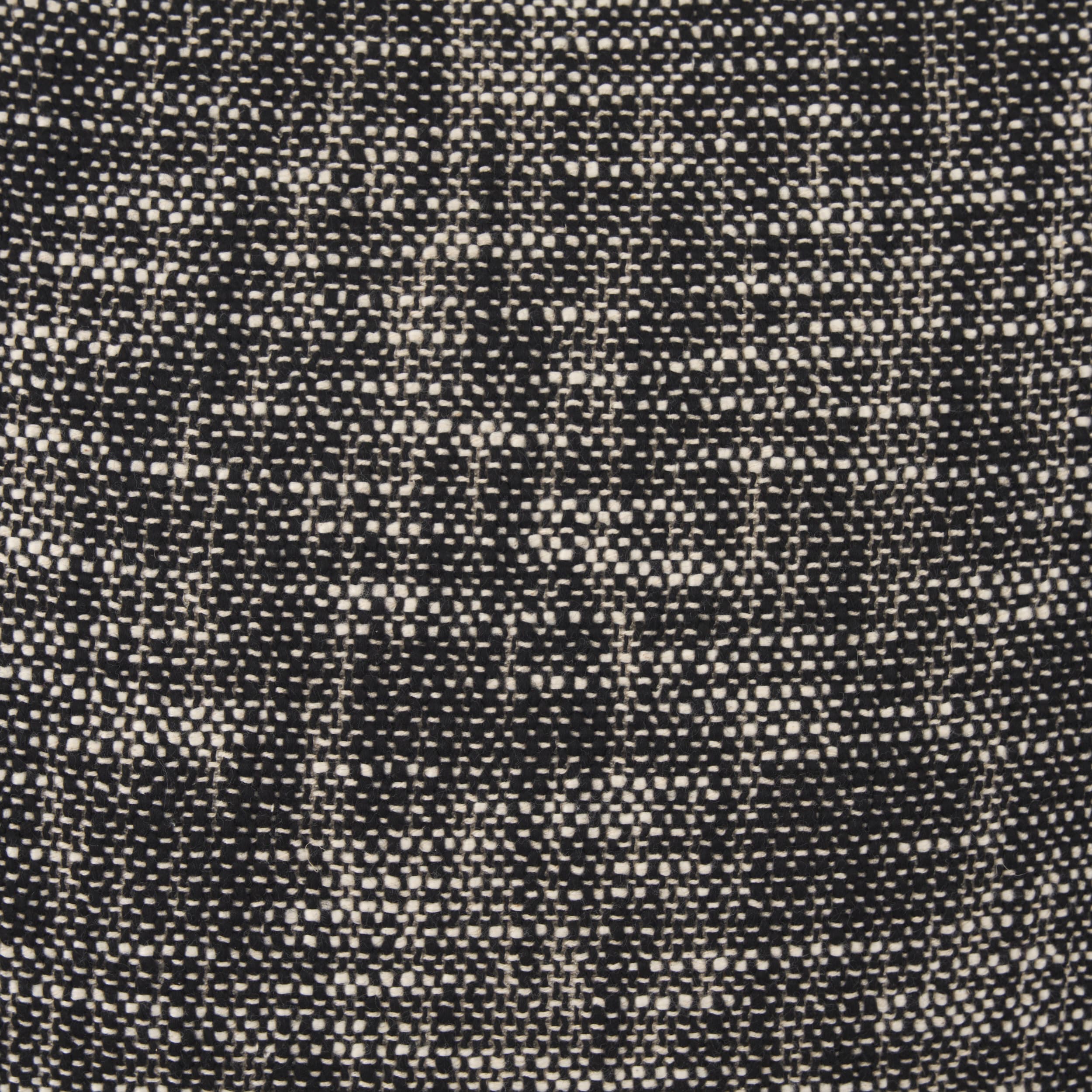 Jalia 20x20 Cream and Black Cotton Decorative Square Pillow Cover — product photograph