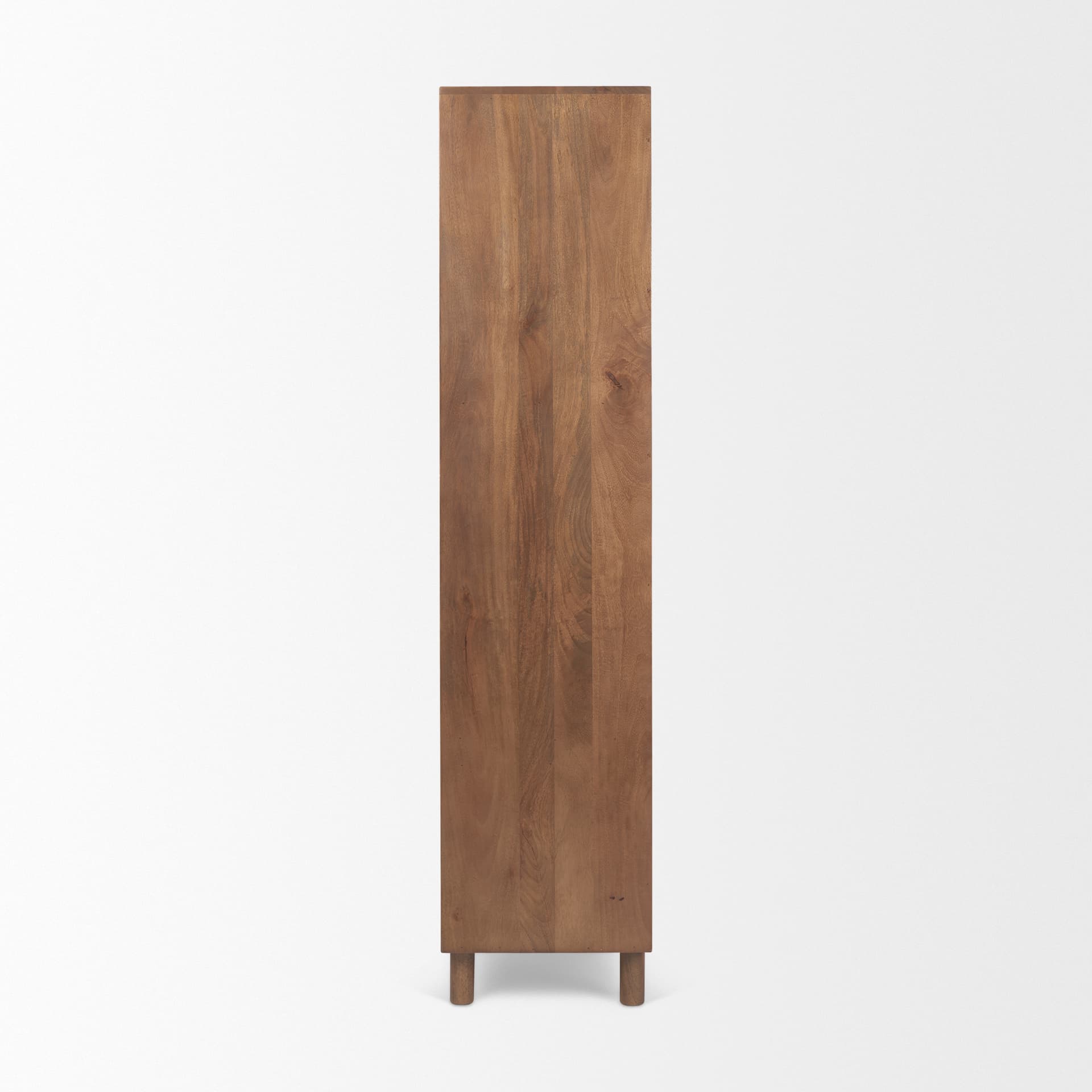 Astrid 36.0L x 17.0W x 70.0H Medium Brown Solid Wood Armoire — product photograph