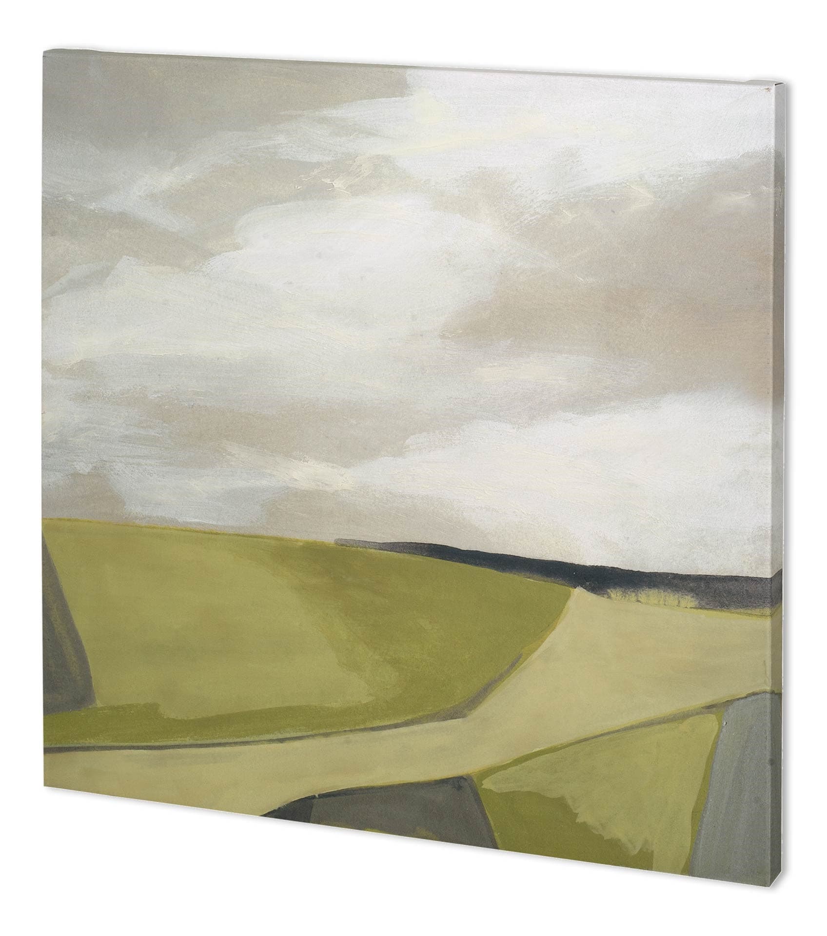 Far Fields I by June Vess a Hand Embellished Textured Canvas — product photograph