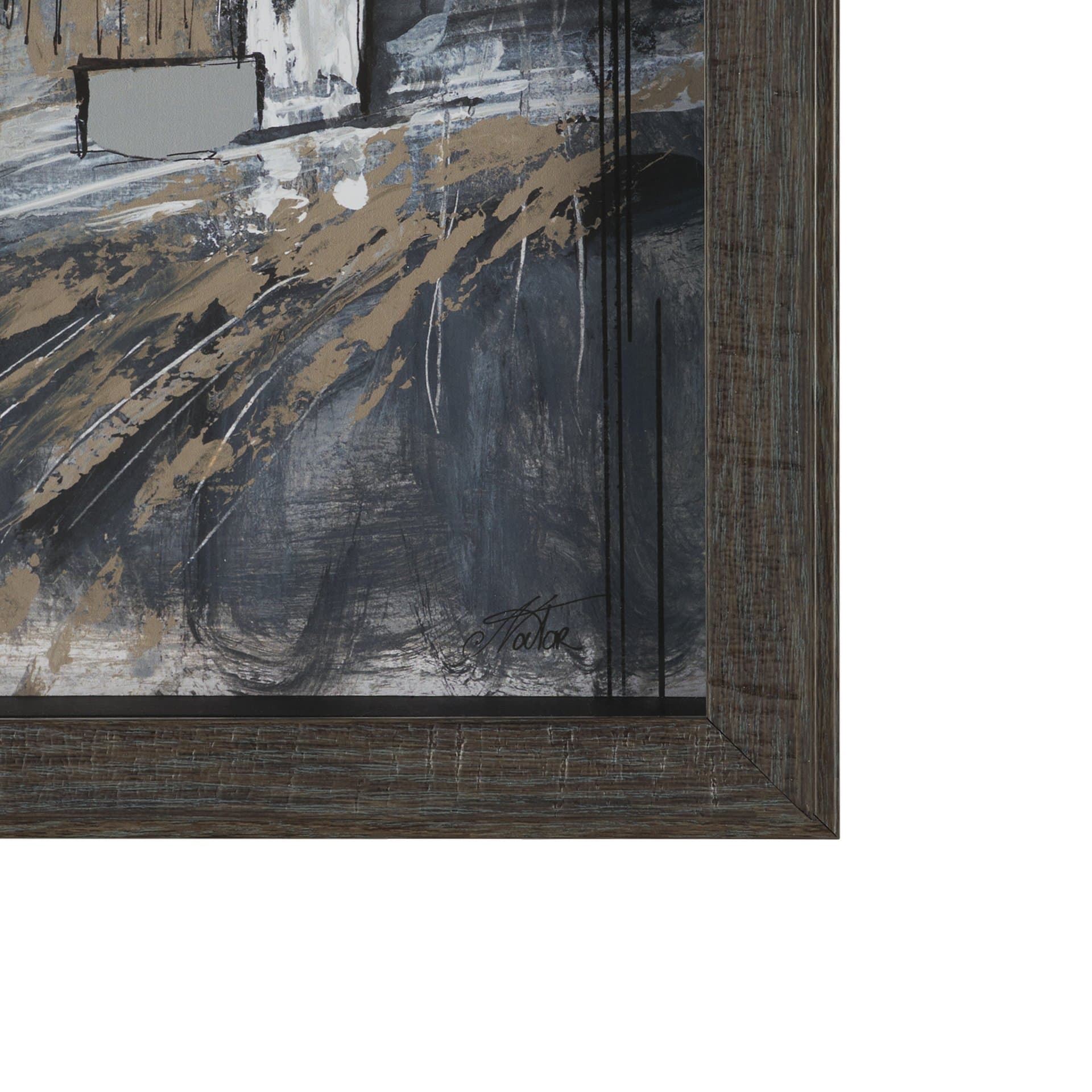 Community 3B by Mercana Studio Framed Artwork Matted under Glass — product photograph