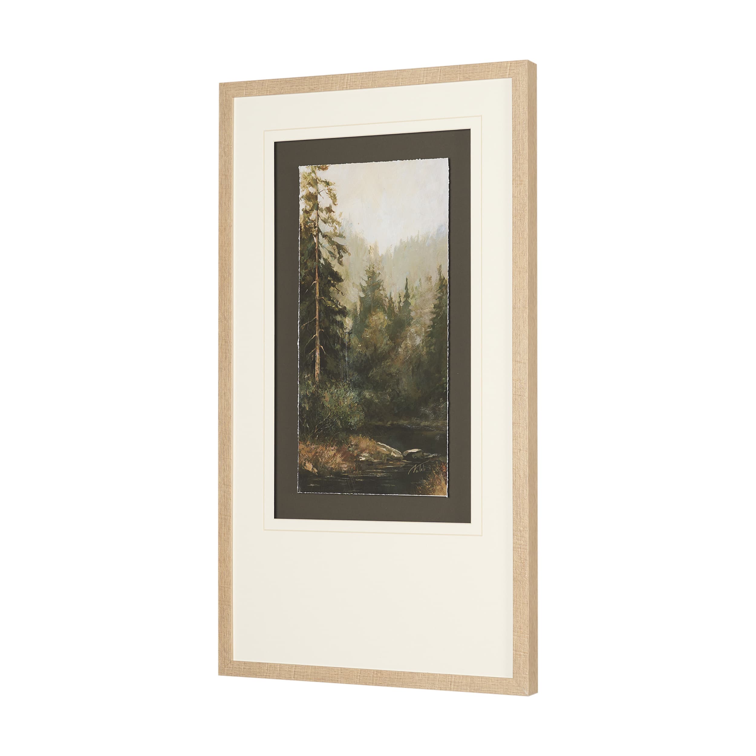 Heart of the Forest II by Mercana Studio Textured Framed Artwork Matted under Glass — product photograph