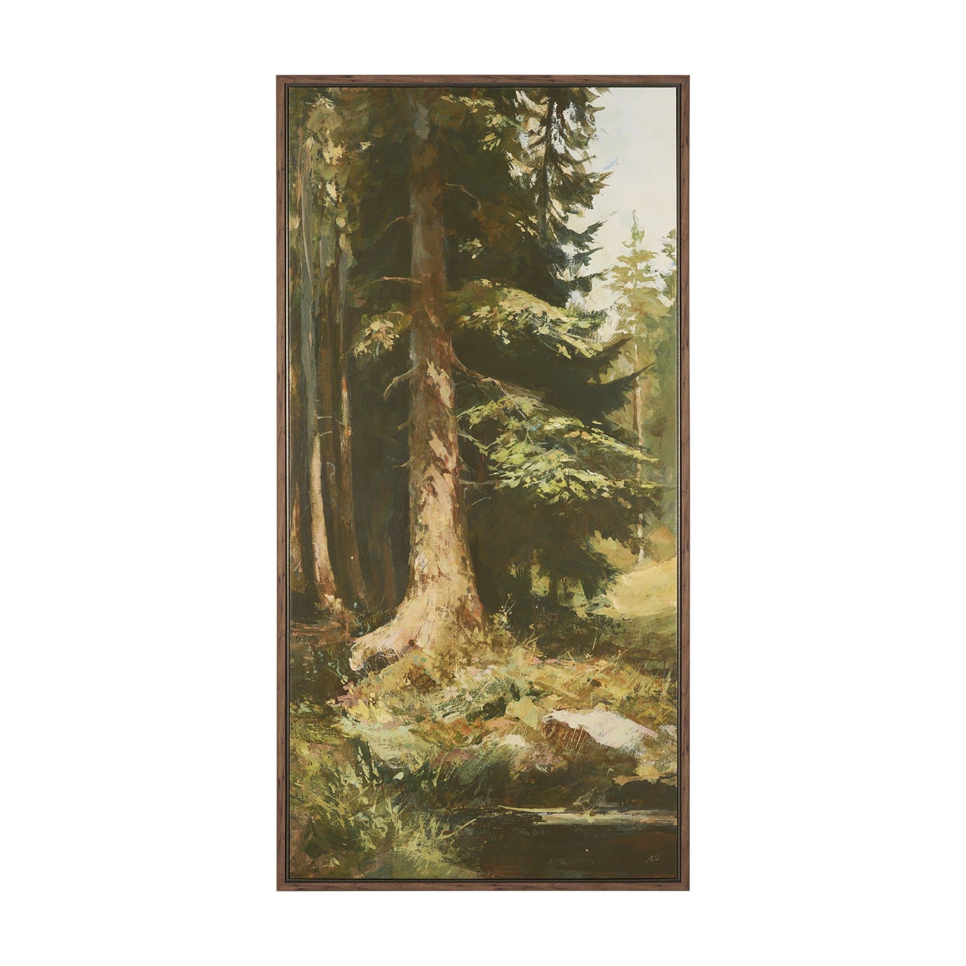 Heart of the Forest I by Mercana Studio Hand-Embellished Textured Framed Canvas Artwork — product photograph