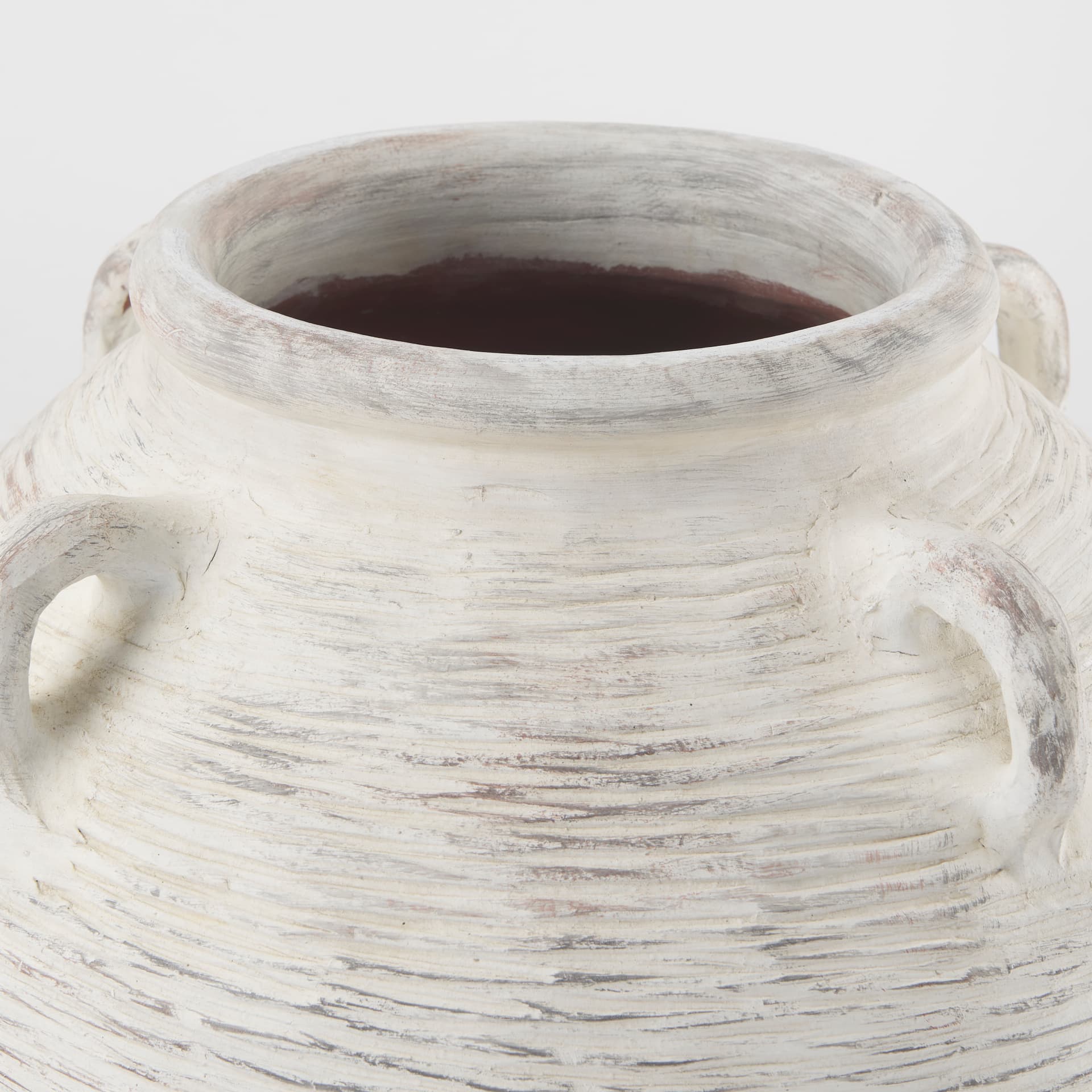 Misha 19.7L x 19.7W x 16.1H Ceramic Floor Vase — product photograph