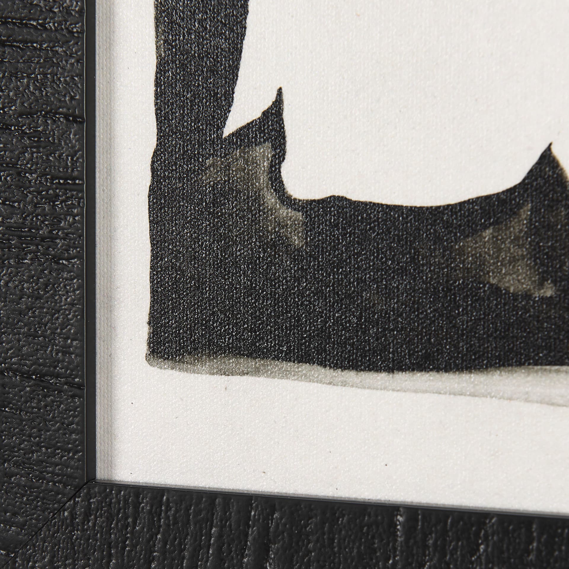 Lemon Branch Silhouette by Mercana Studio a Hand Embellished Textured Framed Art Print — product photograph