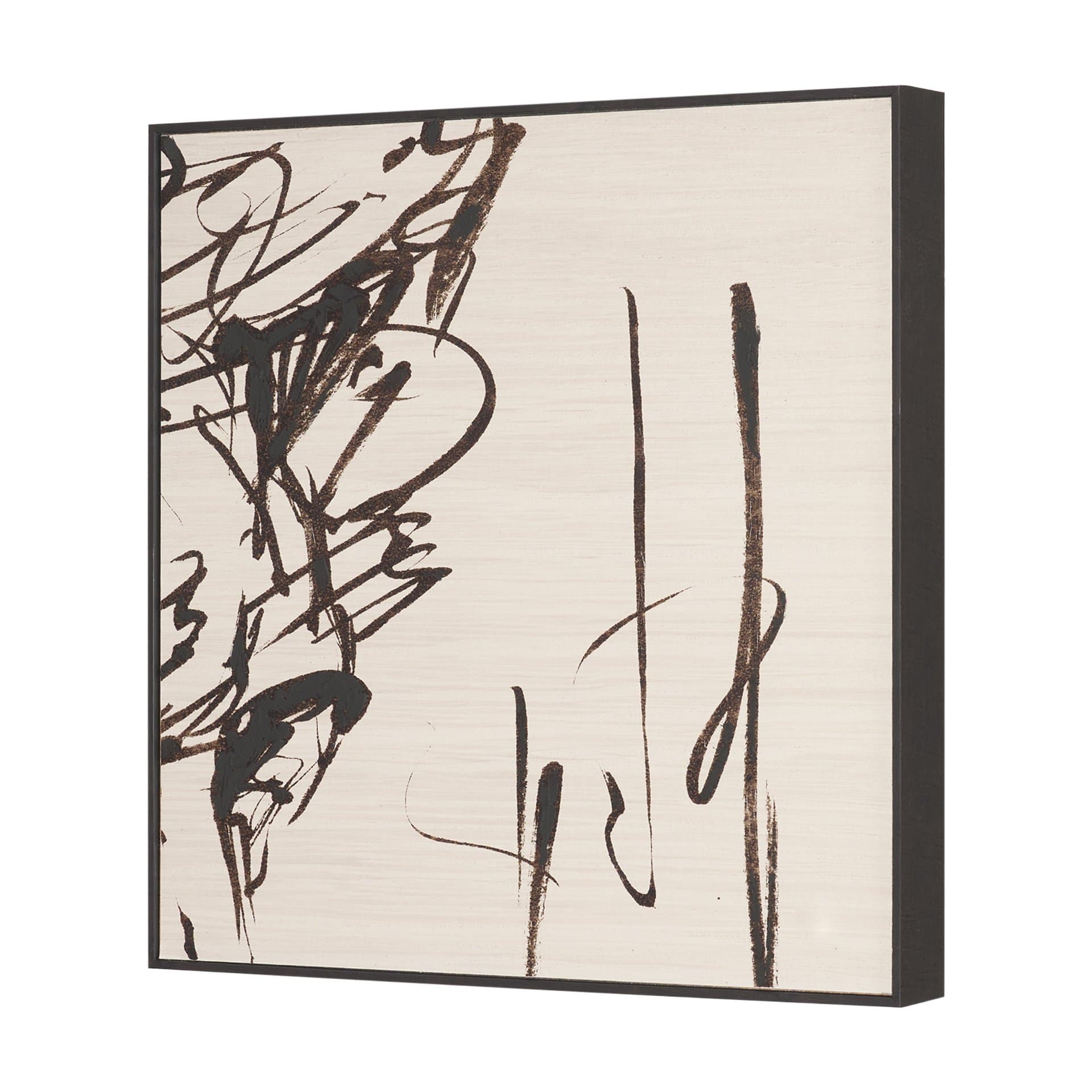 Sculptured Chaos III by Mercana Studio Hand Embellished Textured Framed Artwork — product photograph