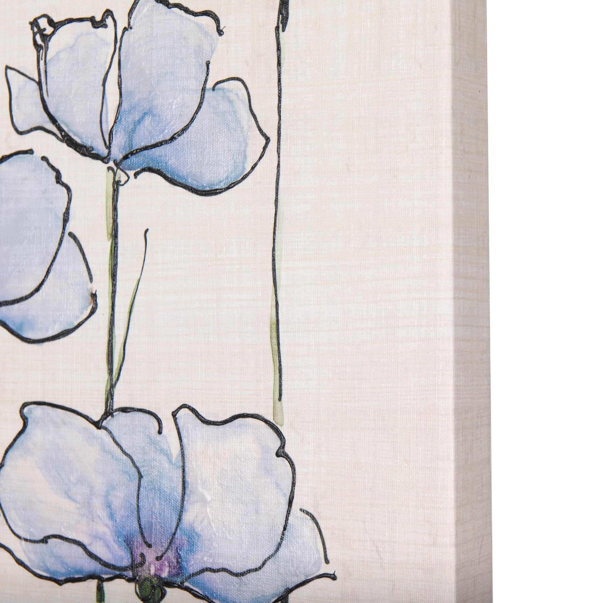 Meadow flowers IV by Mercana Studio a Hand Embellished Textured Canvas — product photograph