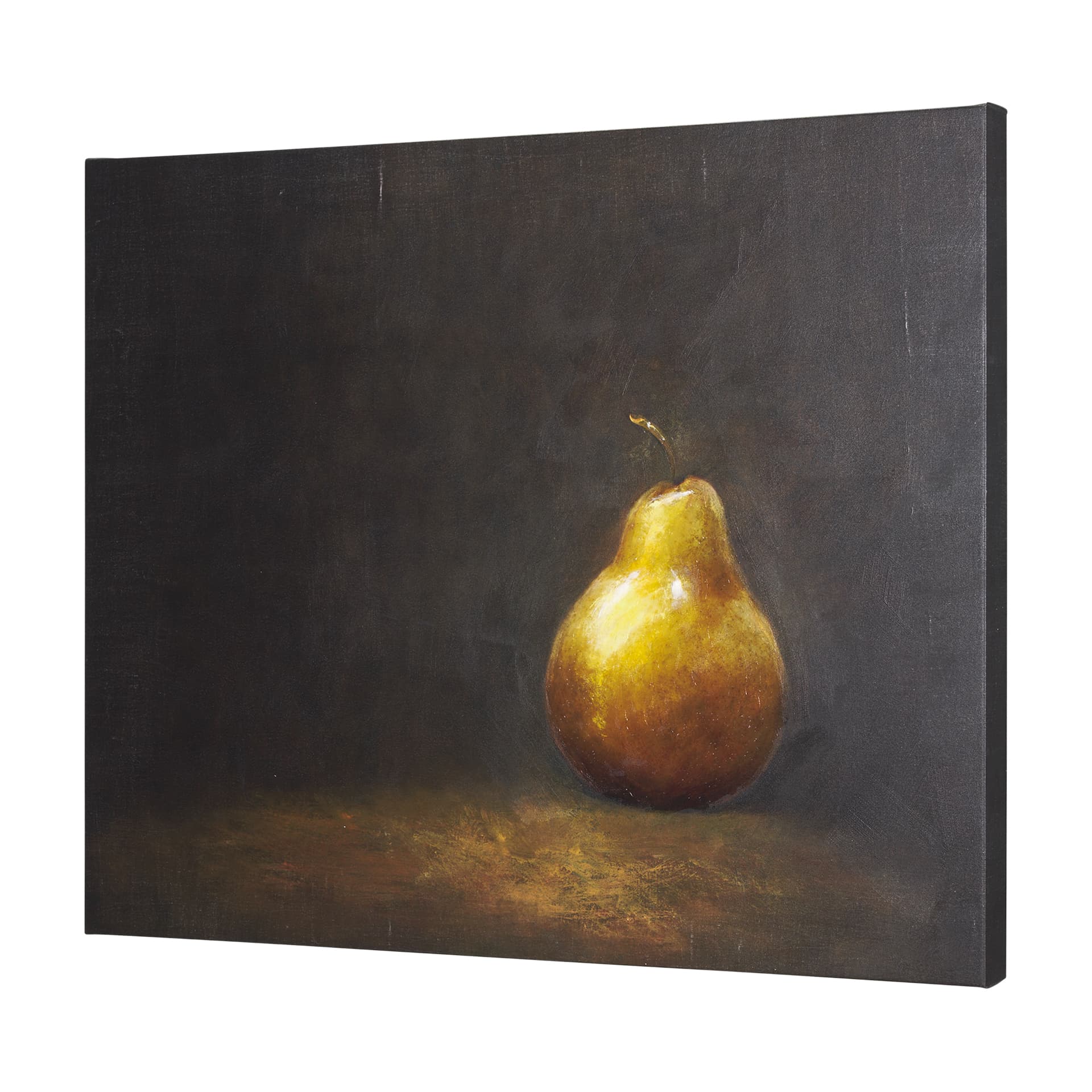 Lonely Pear by Mercana Studio a Hand Embellished Textured Canvas — product photograph