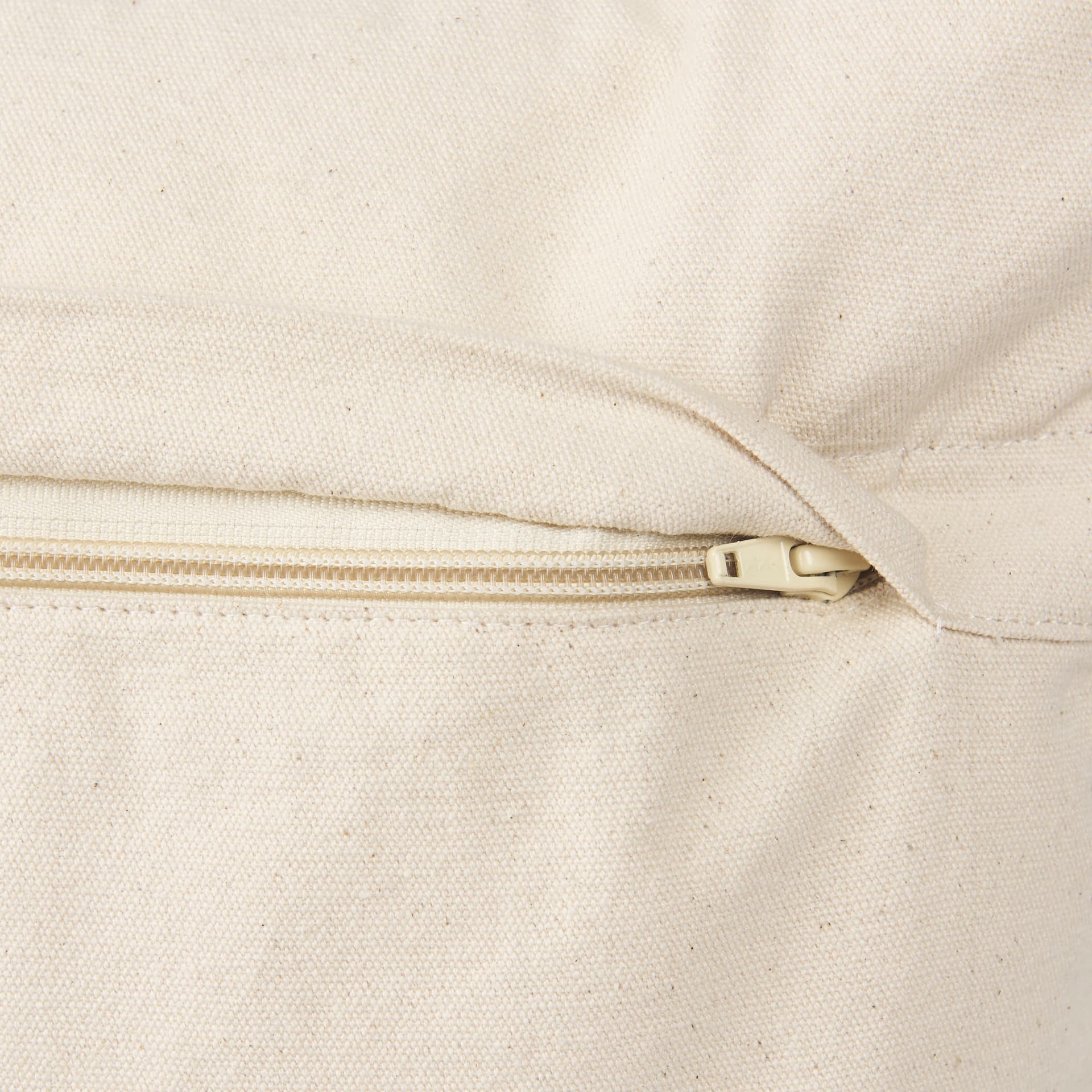 Kodi 20x20 Cream with Stripes Square Pillow Cover w/Non-Allergen Filler — product photograph