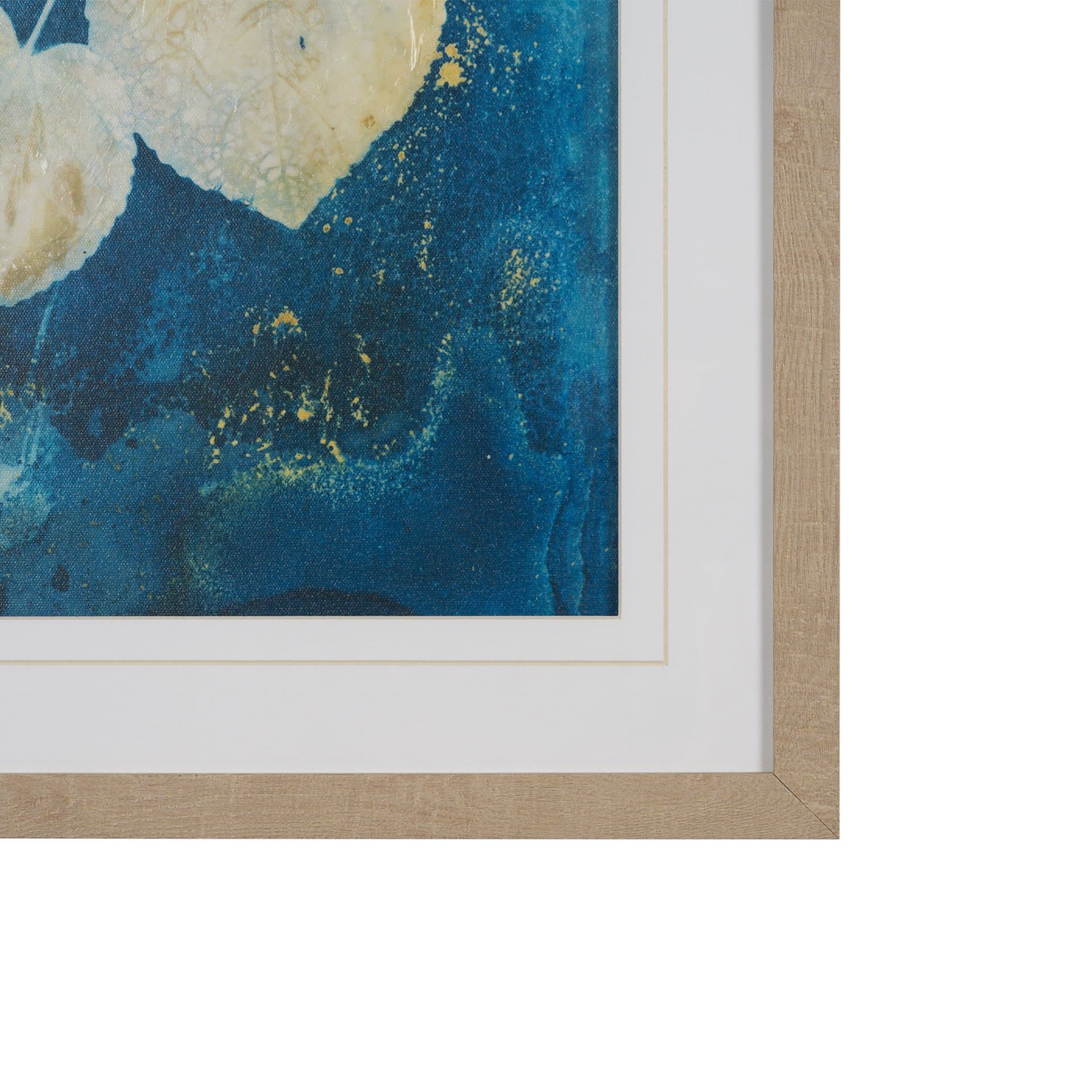 Redbud River by Liz St. Andre Hand-Embellished Textured Framed Artwork Matted under Glass — product photograph