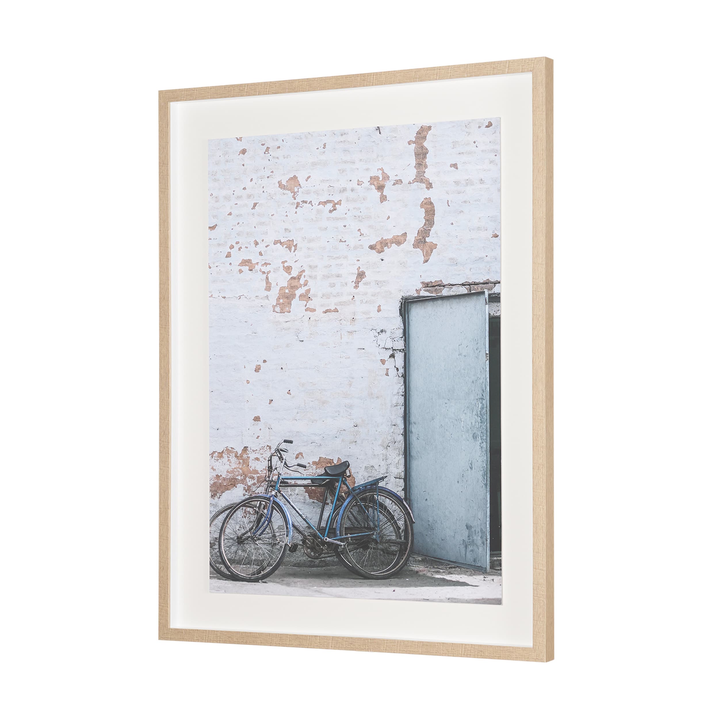 Rustic Bicycyle Scene by Shot By Clint Framed Photo Print Matted under Glass — product photograph