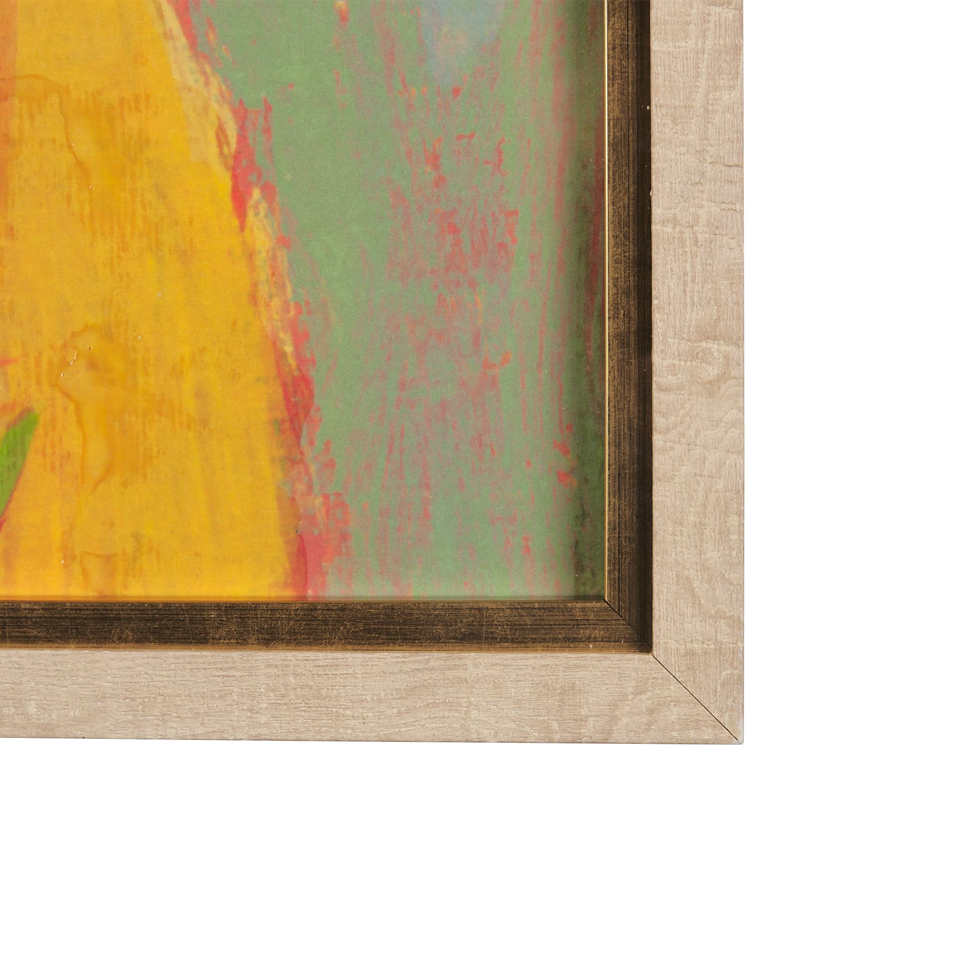 Pop Birds - Flit by Mercana Studio a Hand Embellished Textured Framed Art Print Matted under Glass — product photograph